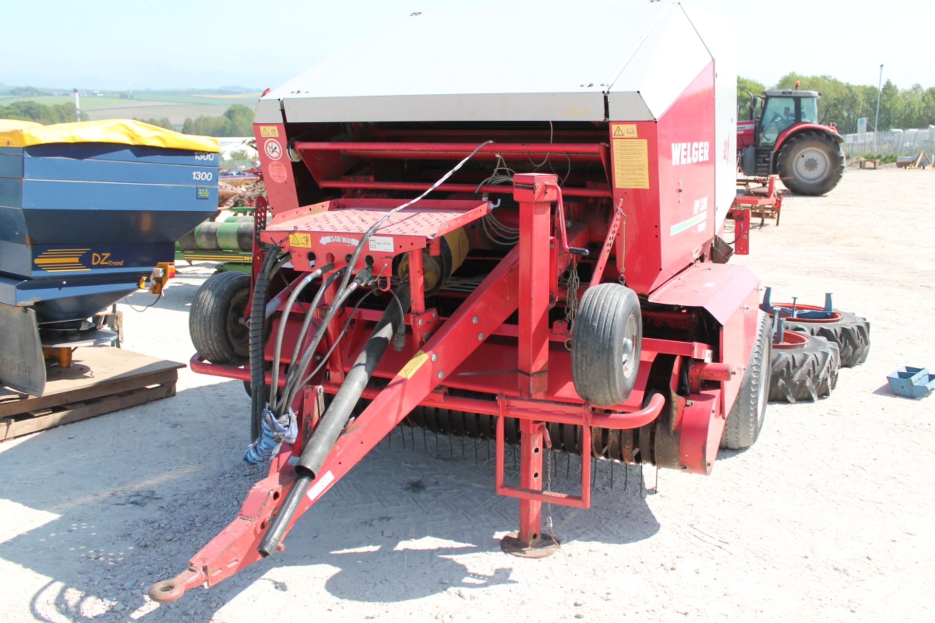 WELGER RP220 PROFI BALER WITH PTO MANUALS IN P/CABIN