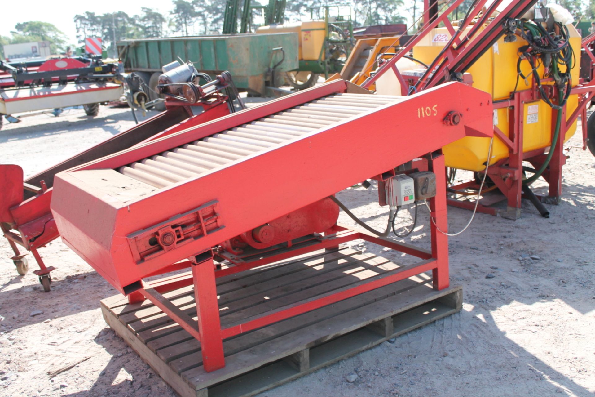 POTATO ROLLER CONVEYOR