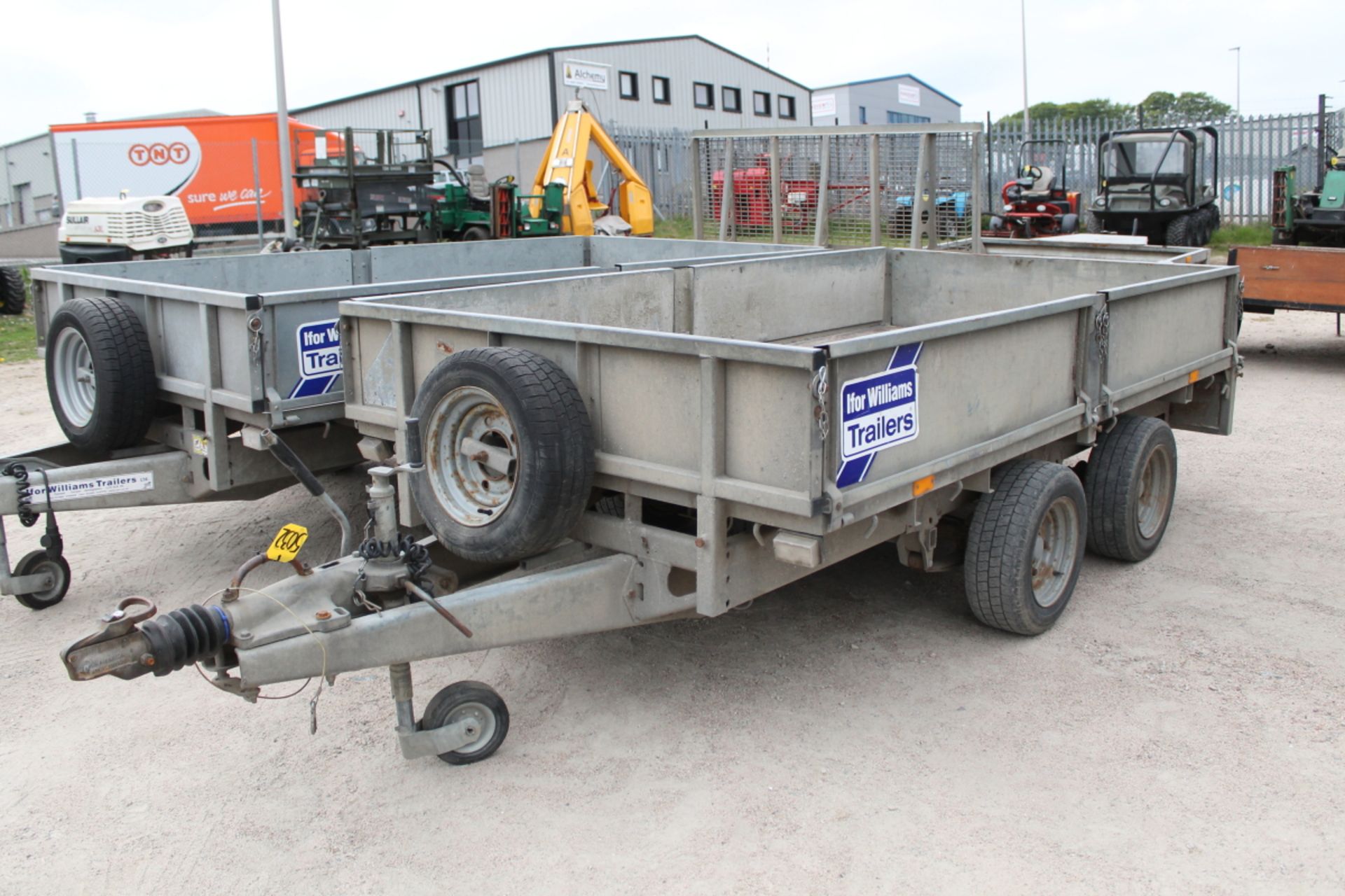 IFOR WILLIAMS LM105 HD 10 FT FLATBED TRAILER