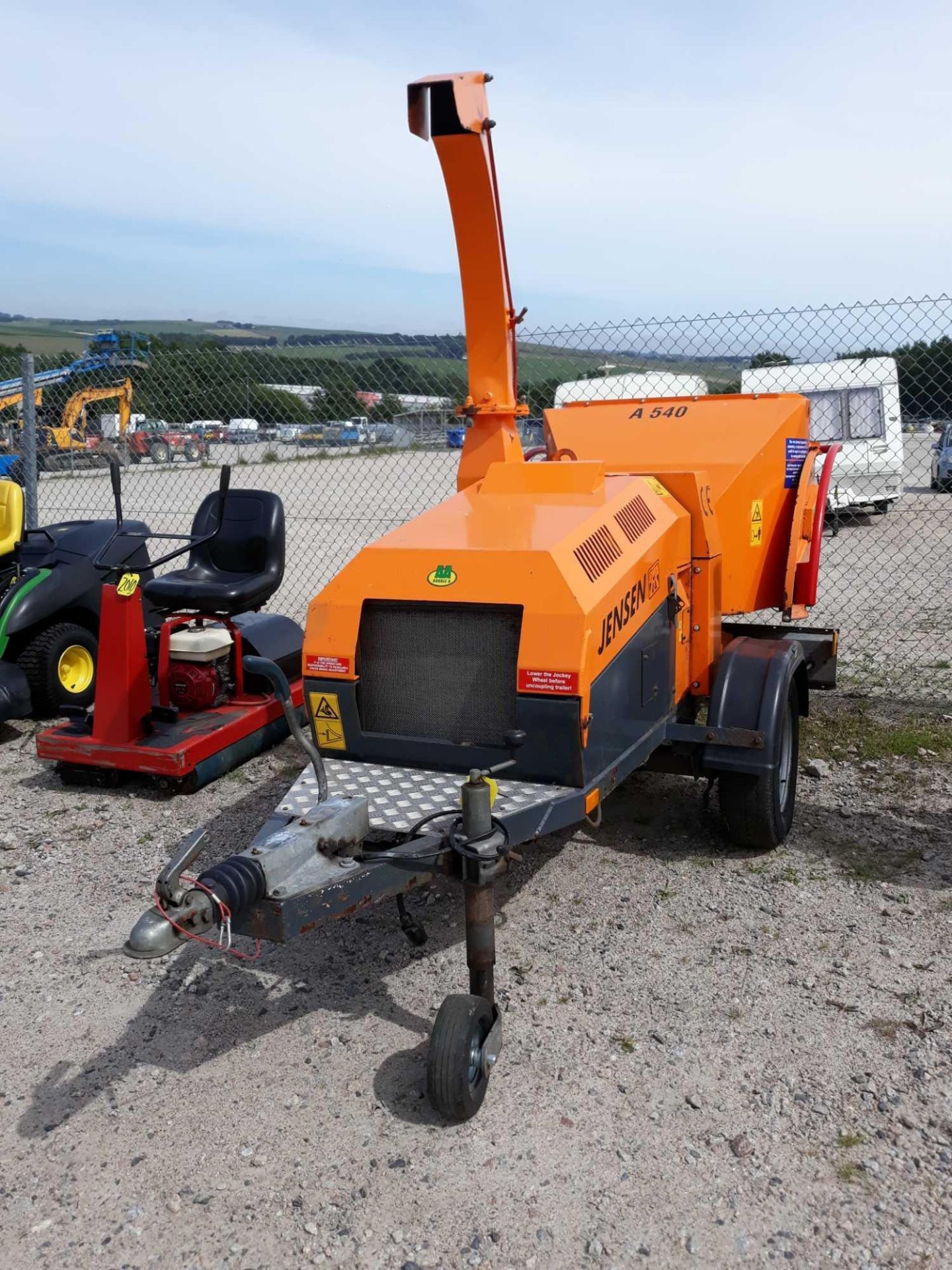 JENSEN A540 WOOD CHIPPER KEY IN P/CABIN