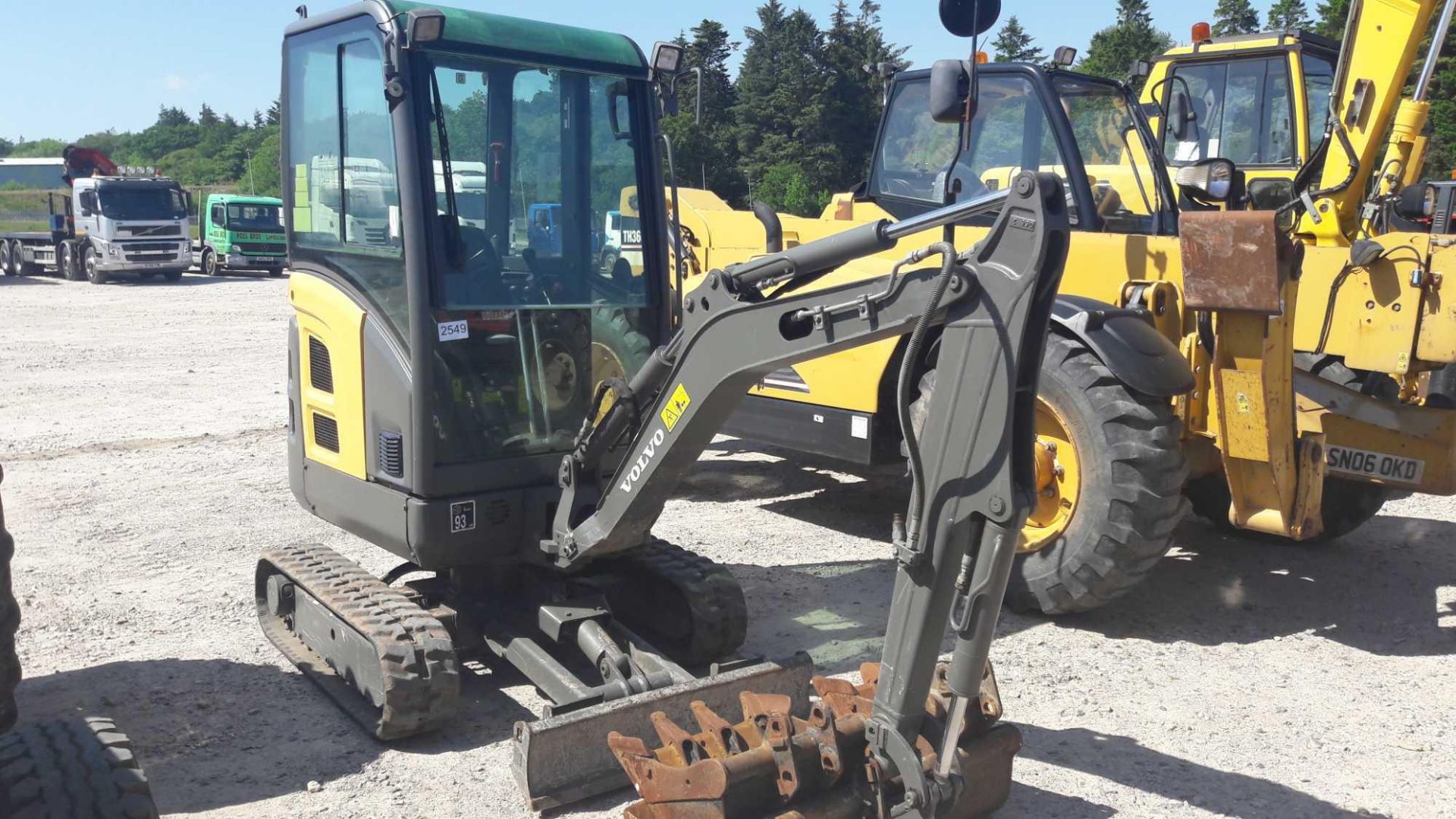 Volvo EC18C Excavator, 3 buckets, Year 2012, 2249 Hours, + VAT