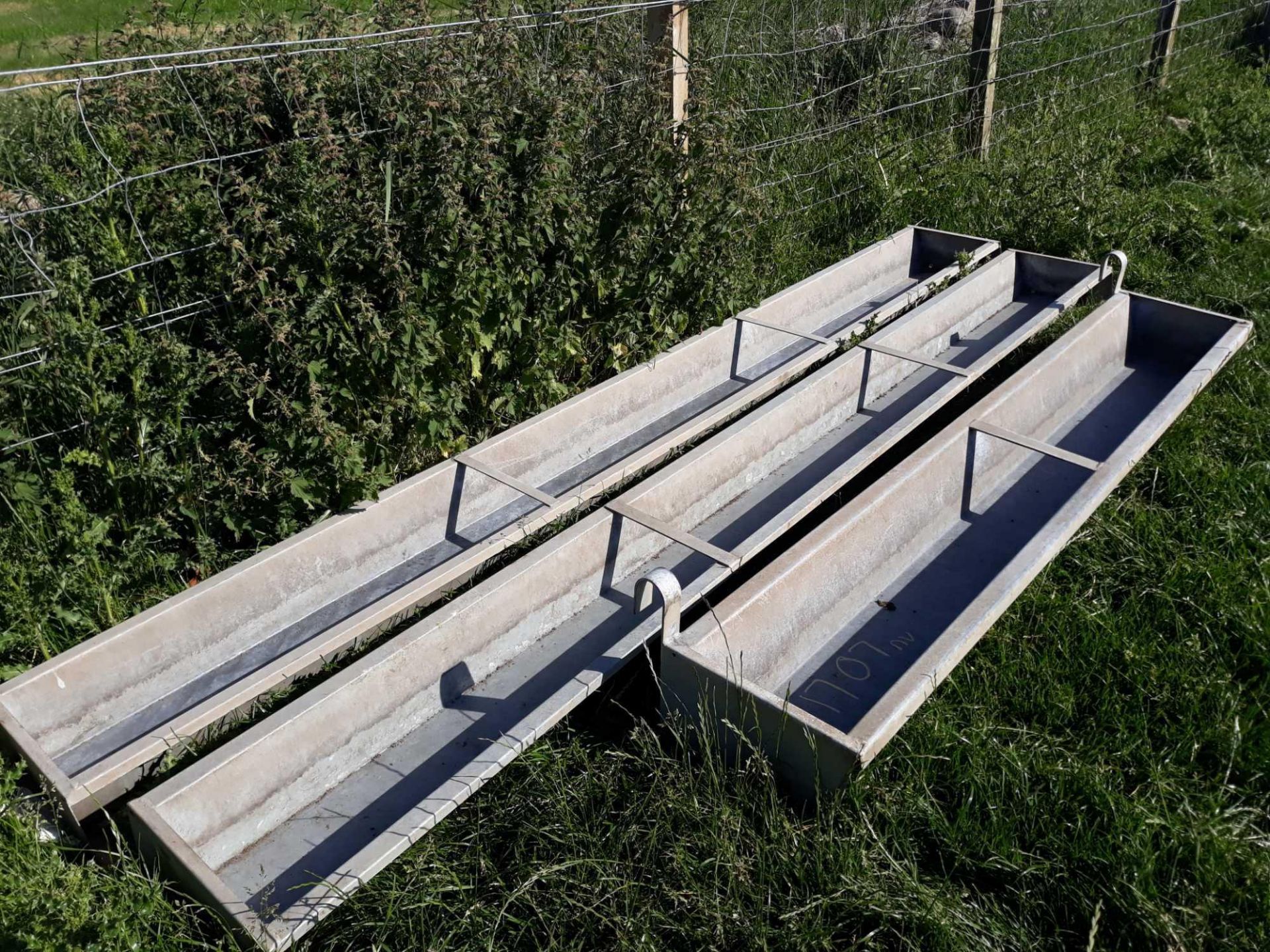 3 X SHEEP FEED TROUGHS