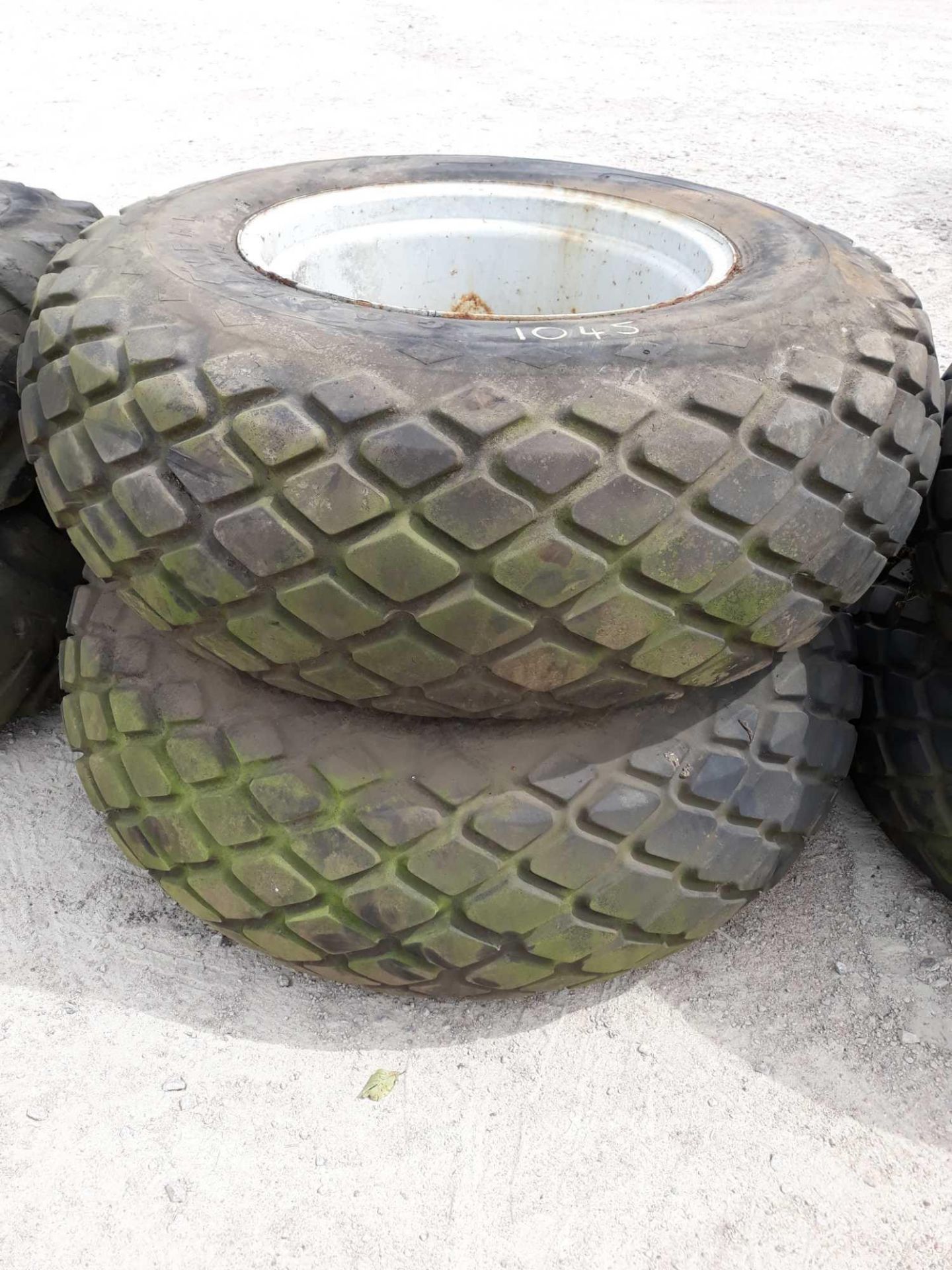 2 GRASS WHEELS & TYRES - Image 2 of 2