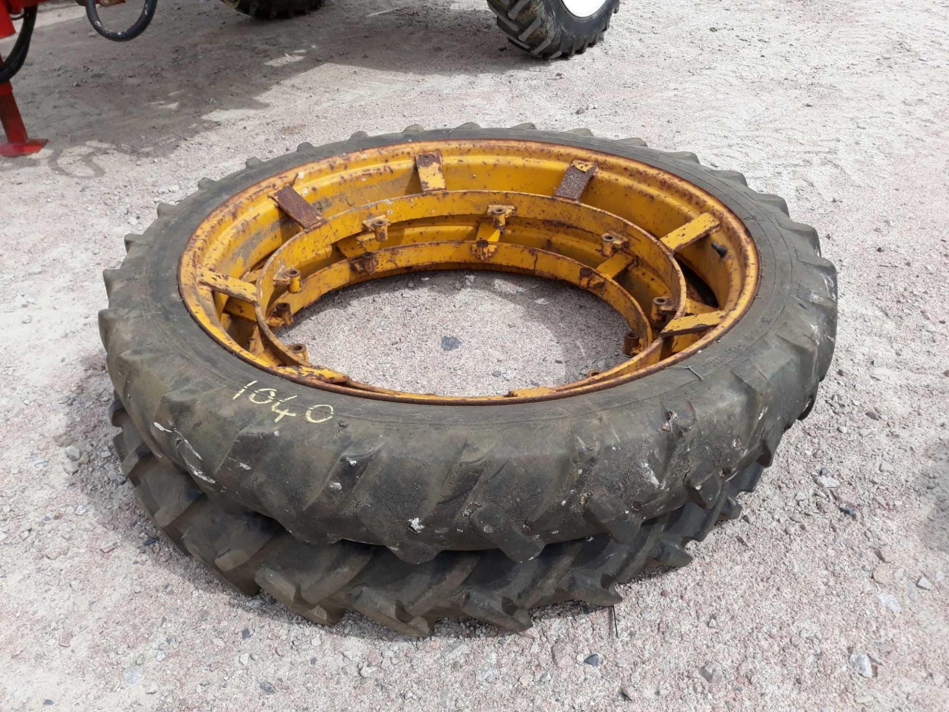 PAIR ROW CROP WHEELS & TYRES