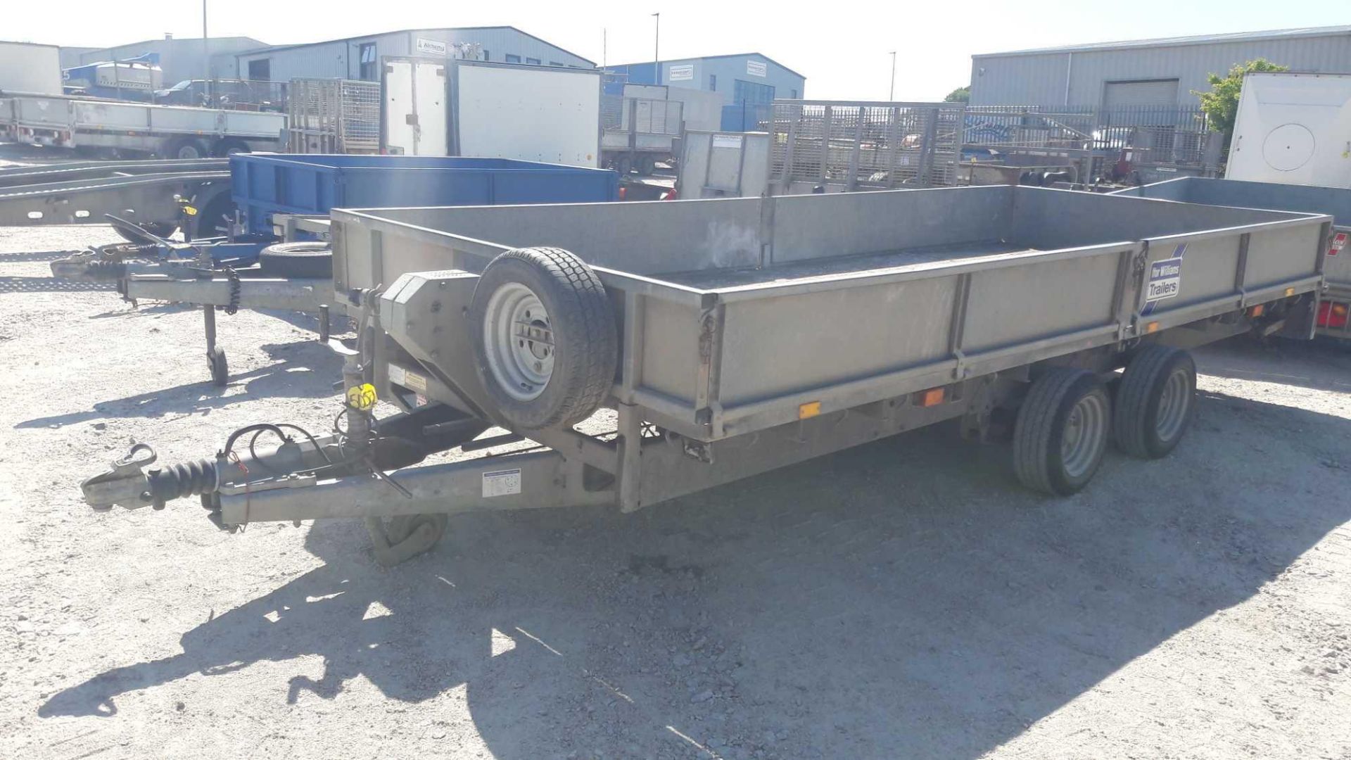 IFOR WILLIAMS LM166G DROPSIDE TRAILER