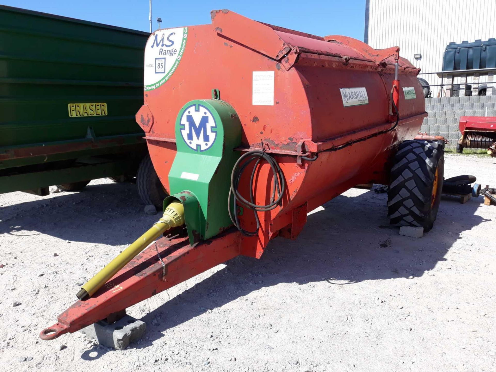 MARSHALL 85 MUCK SPREADER WITH PTO