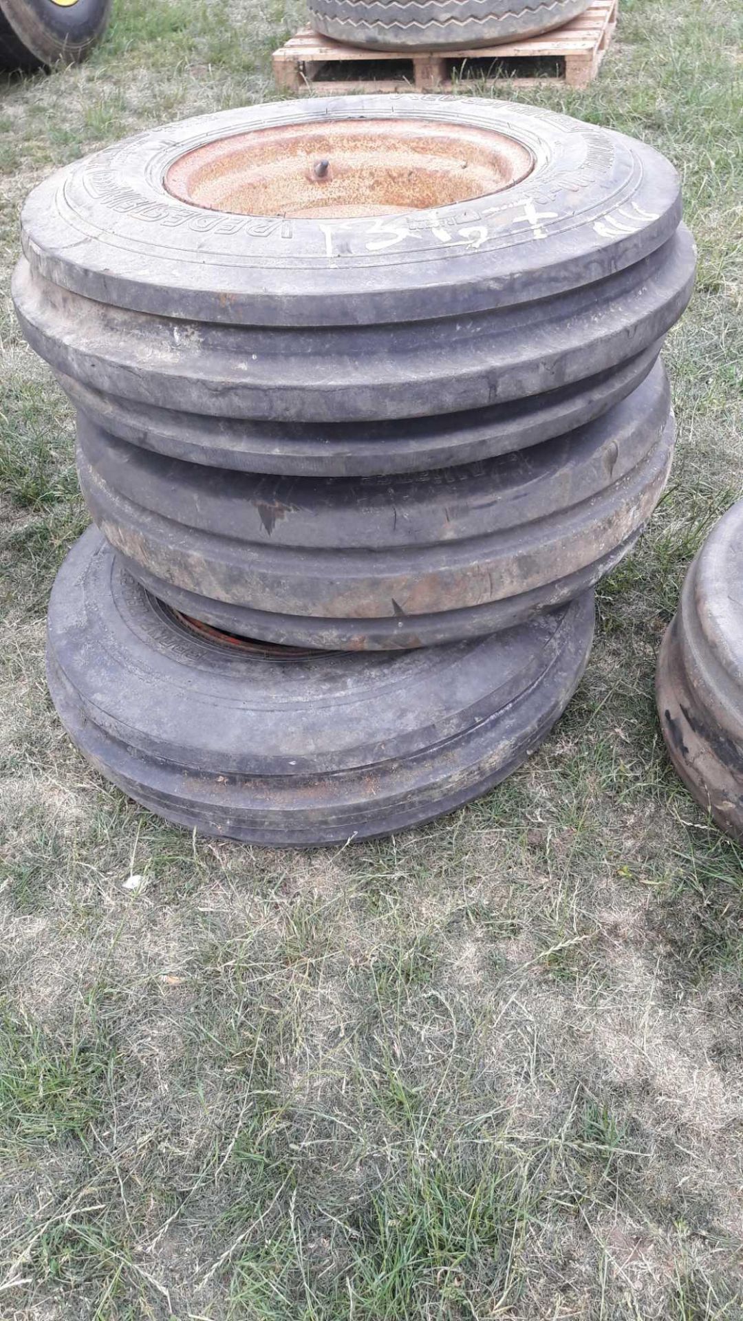 3 TRACTOR WHEELS & TYRES