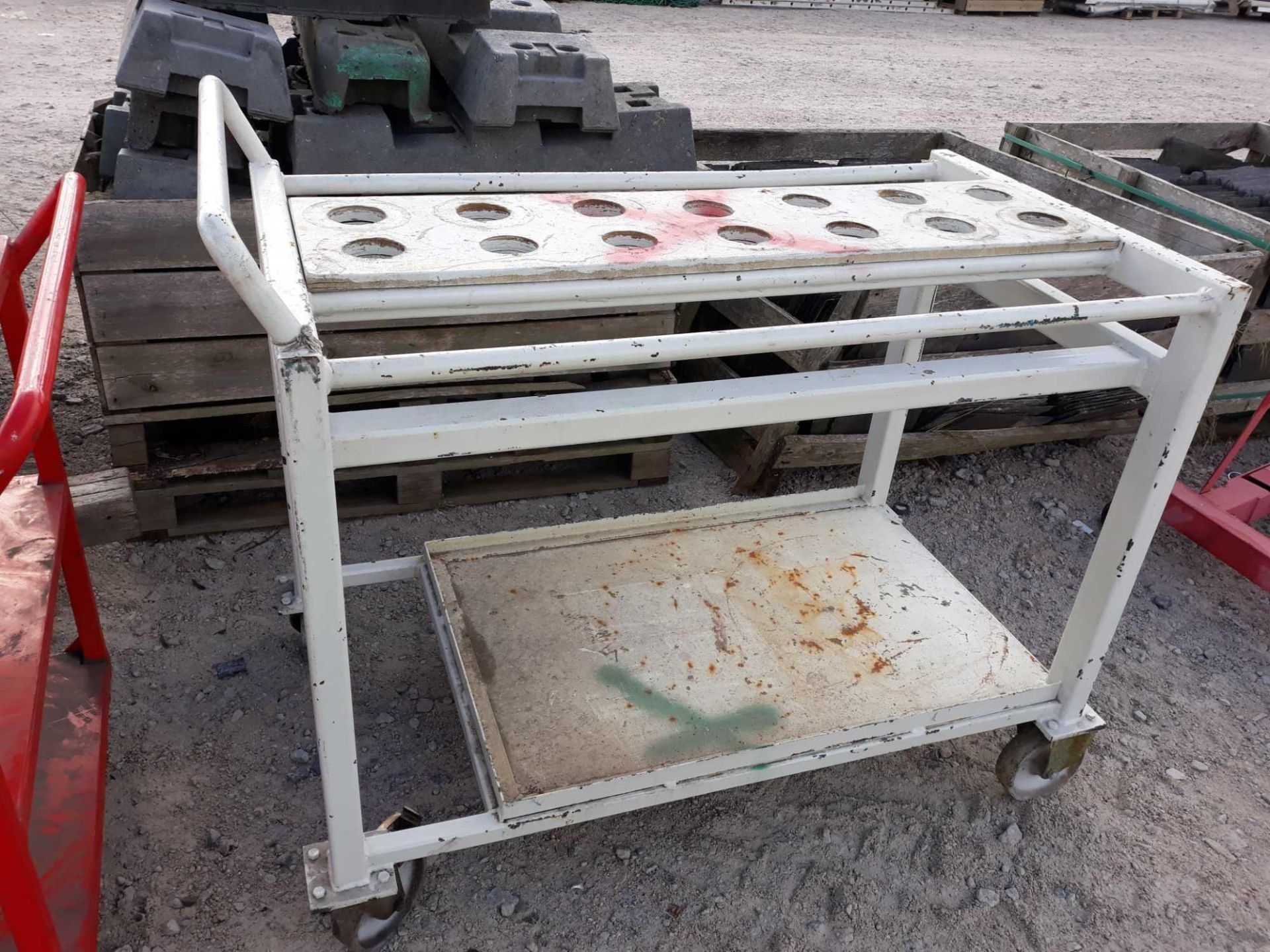 WORKSHOP STEEL TROLLEY