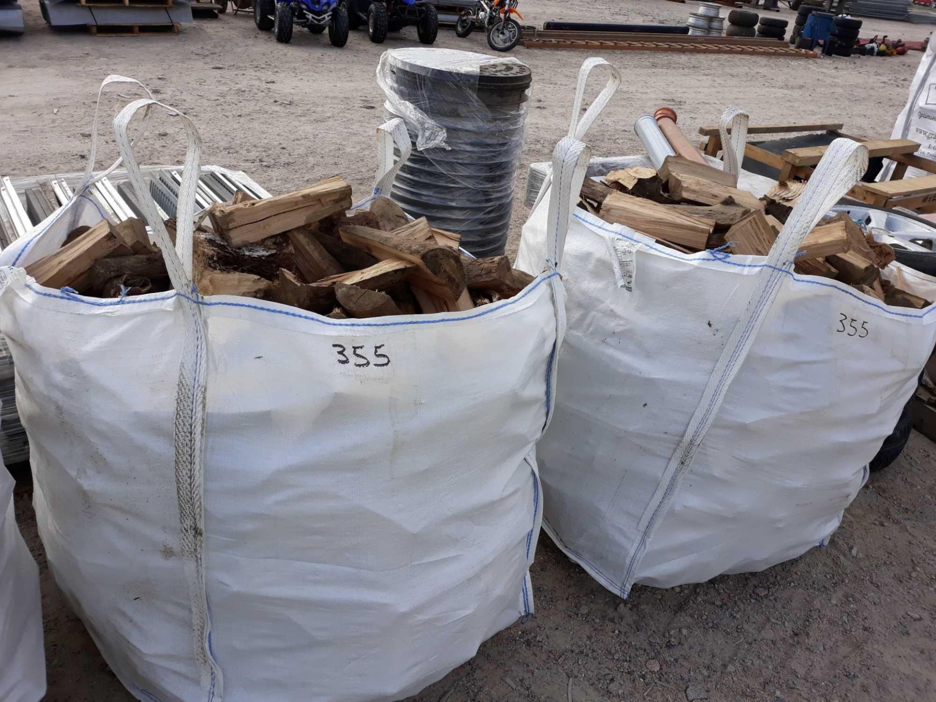 2 BAGS HARDWOOD