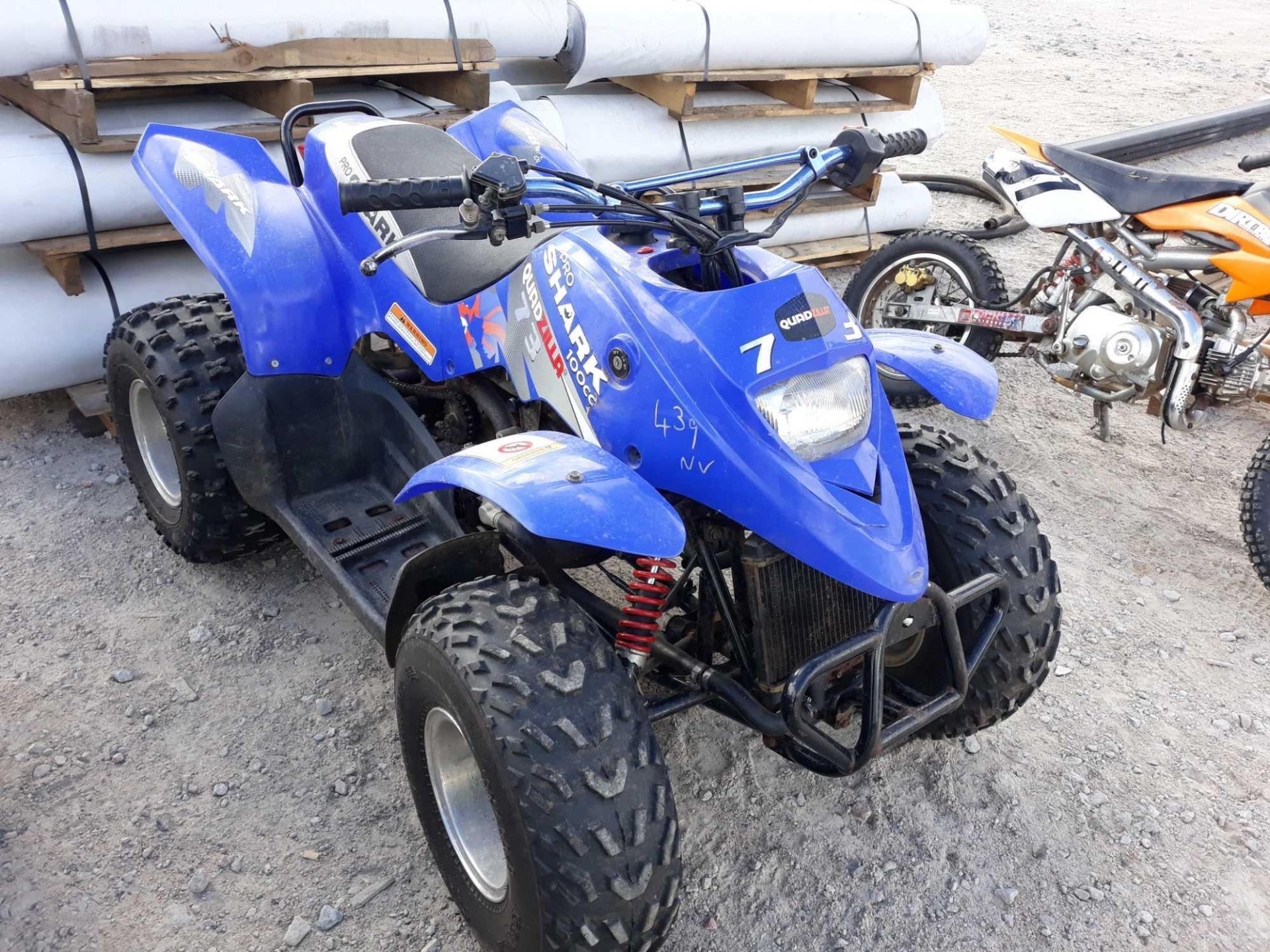 PRO SHARK 100CC QUAD BIKE KEY IN P/CABIN