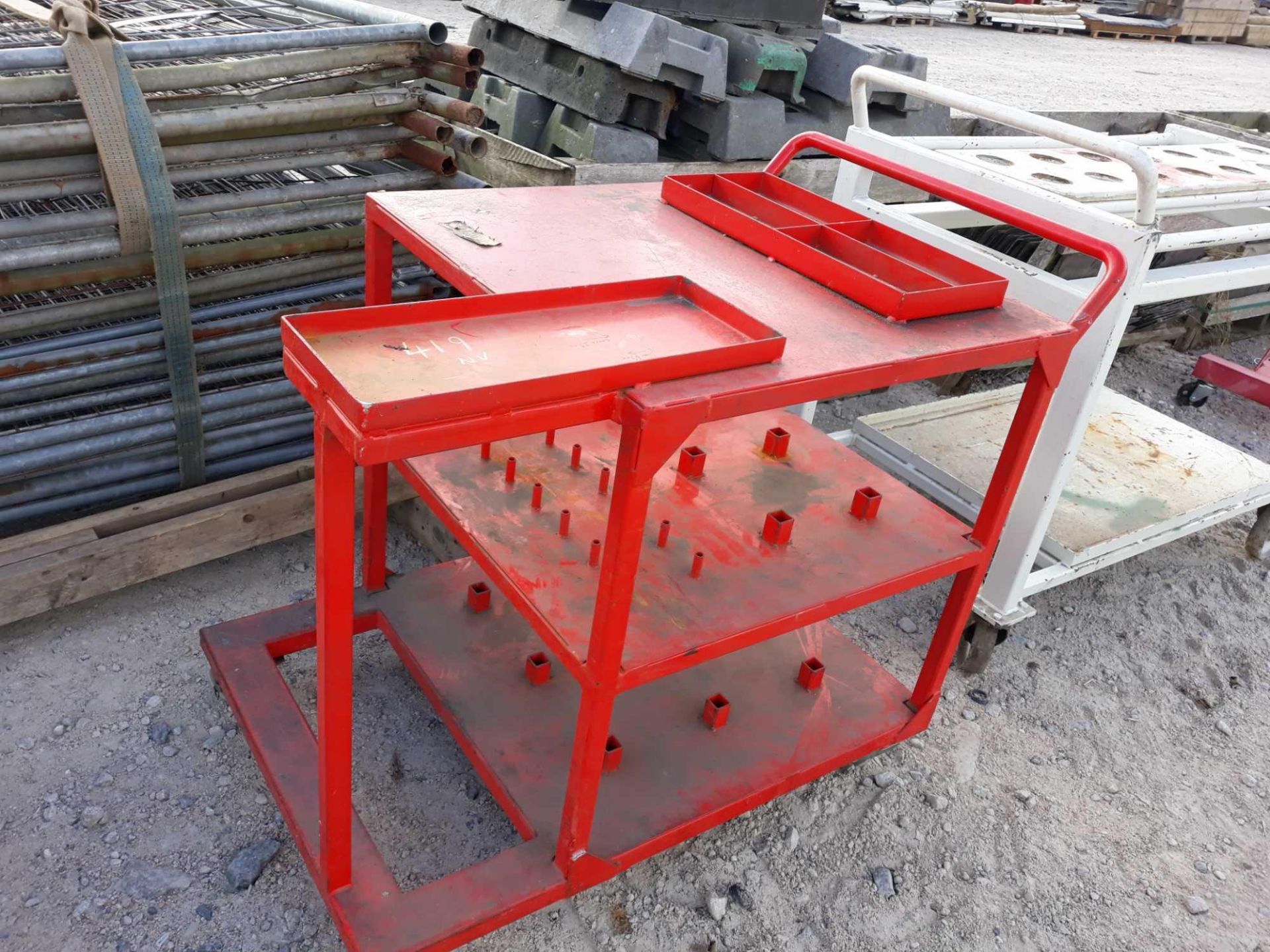 WORKSHOP STEEL TROLLEY