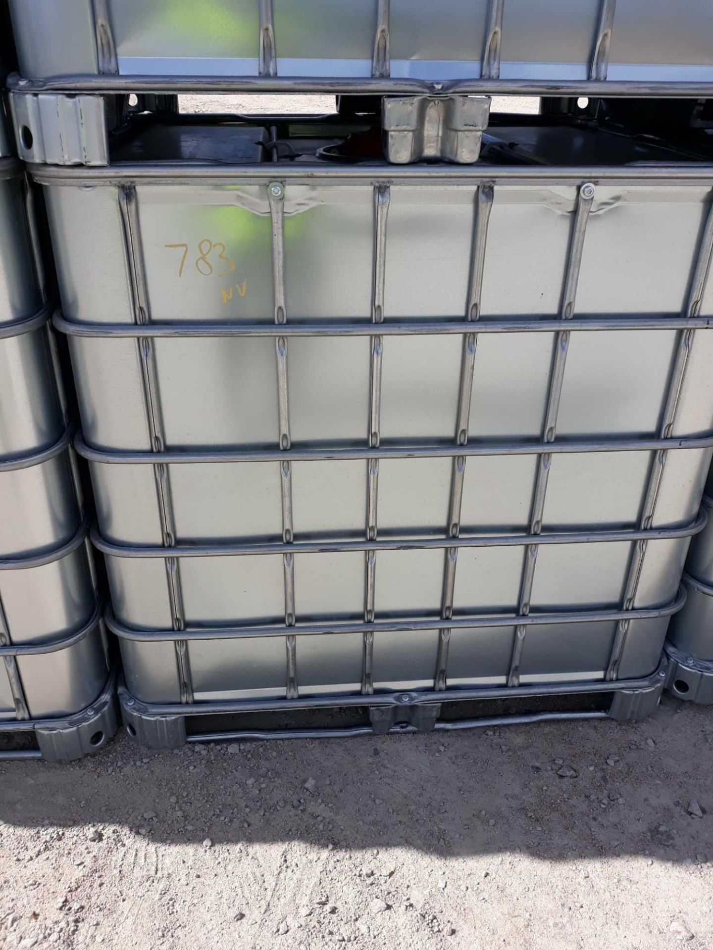 SILVER IBC TANK - CLEANED AND ATEX APPROVED