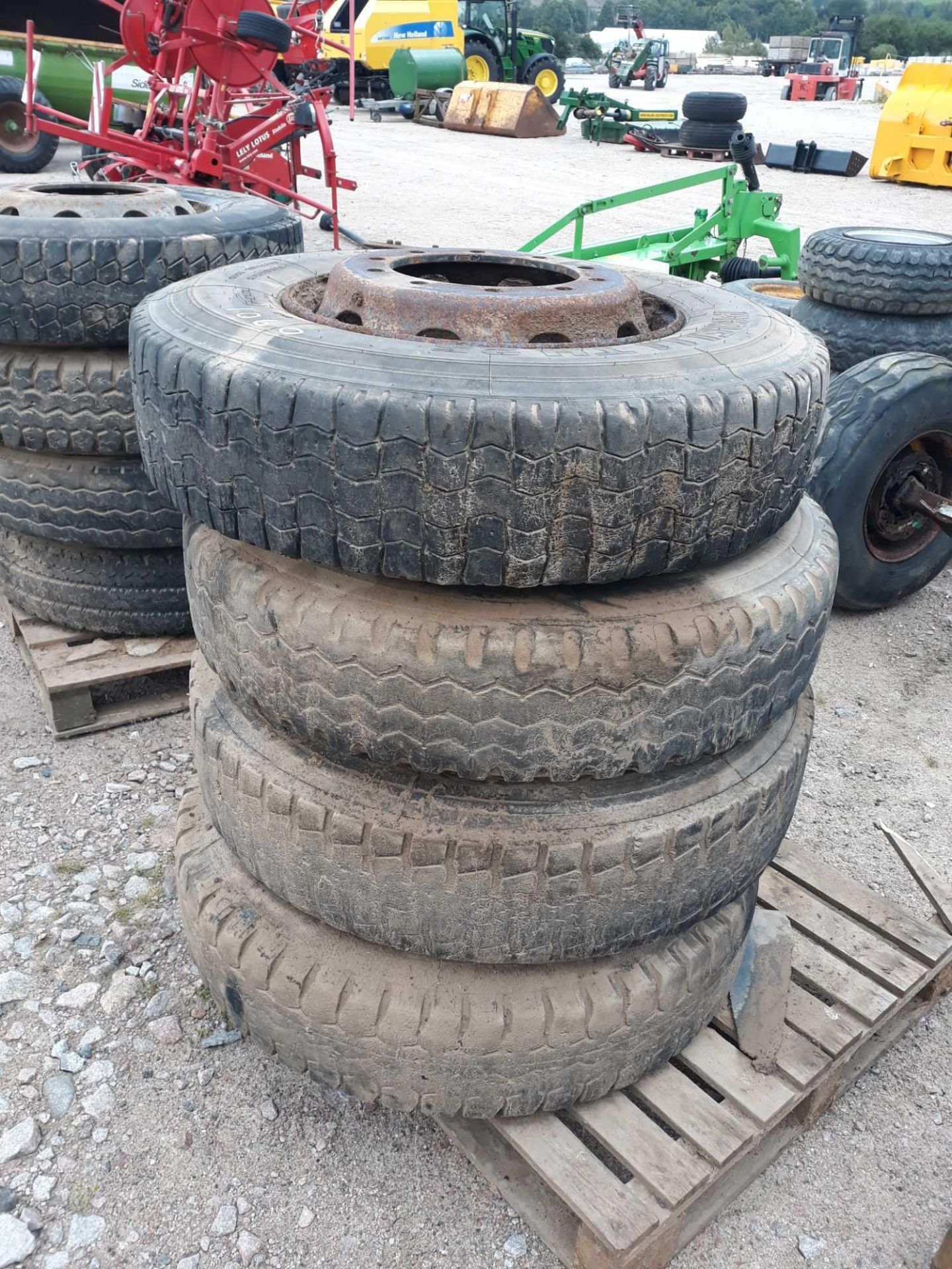 4 X 10 STUD LORRY WHEELS