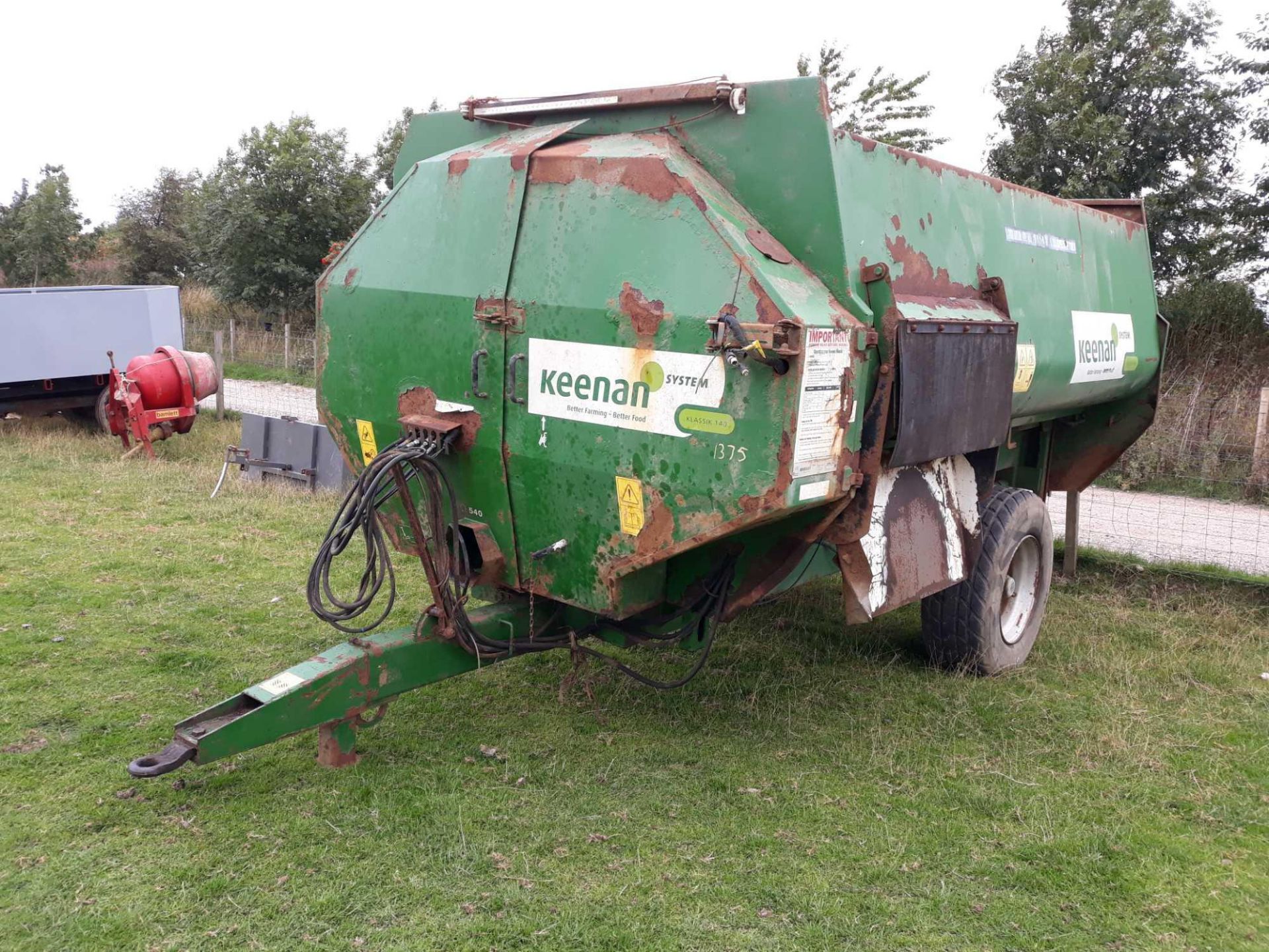 KEENAN FEED CART WITH PTO