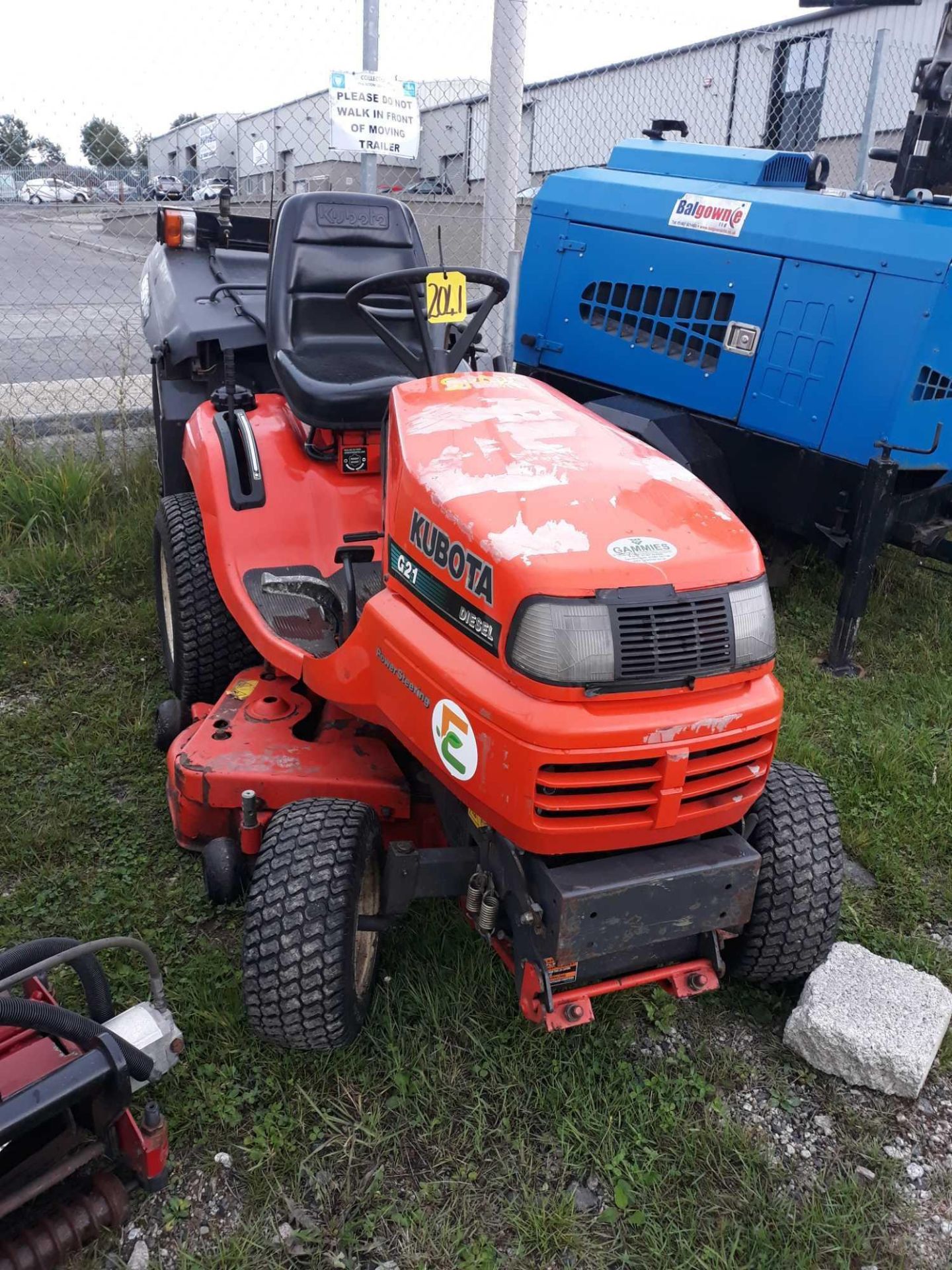 KUBOTA G21 LOW TIP KEY IN P/CABIN