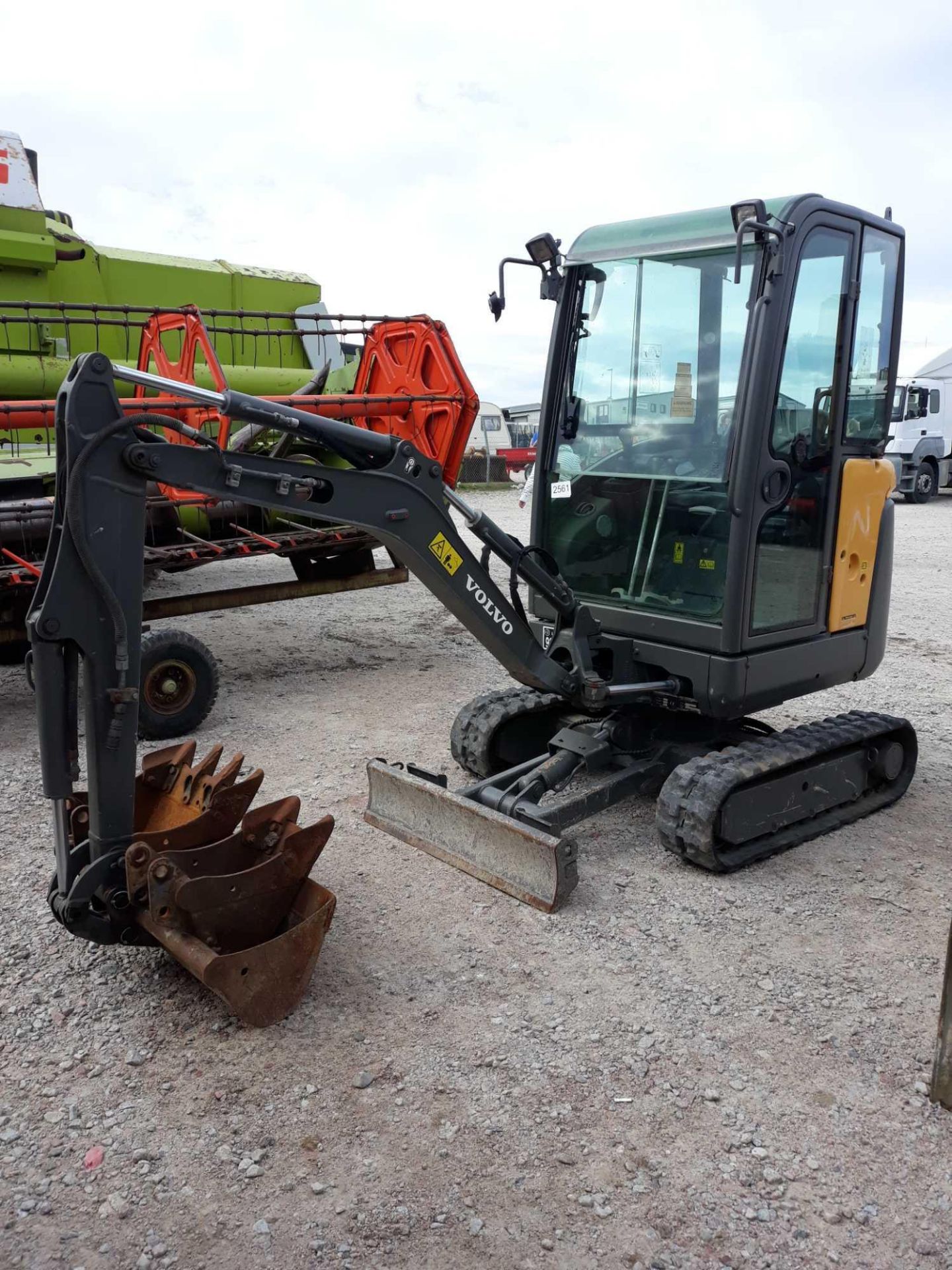 Volvo EC18C Excavator, 3 buckets, Year 2012, 2249 Hours, + VAT,