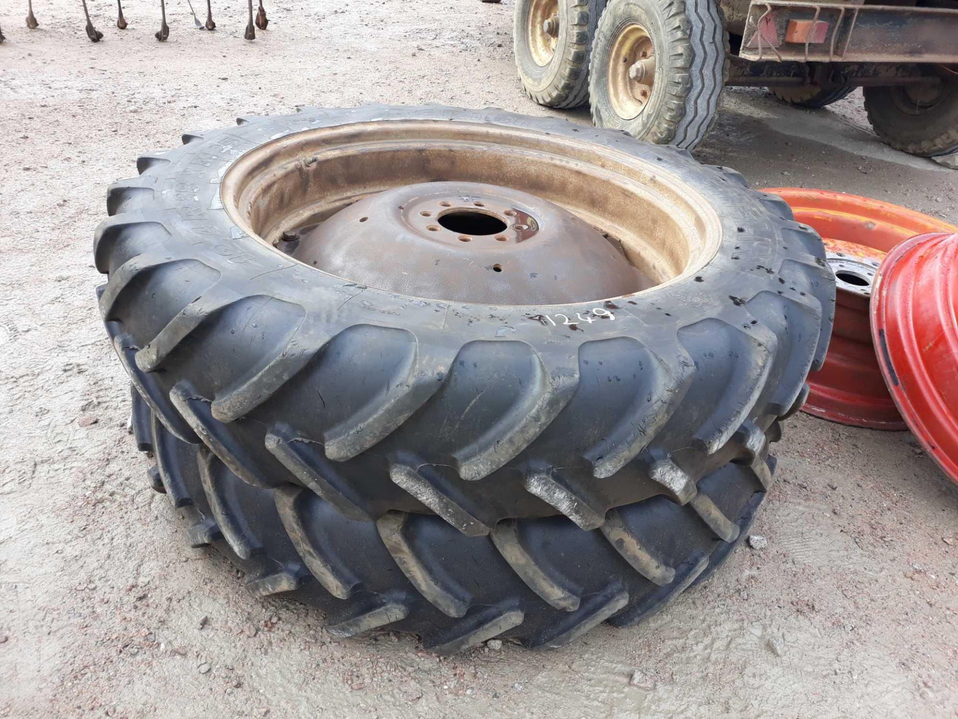 2 X 12.4 X 38 FERGIE WHEELS & TYRES