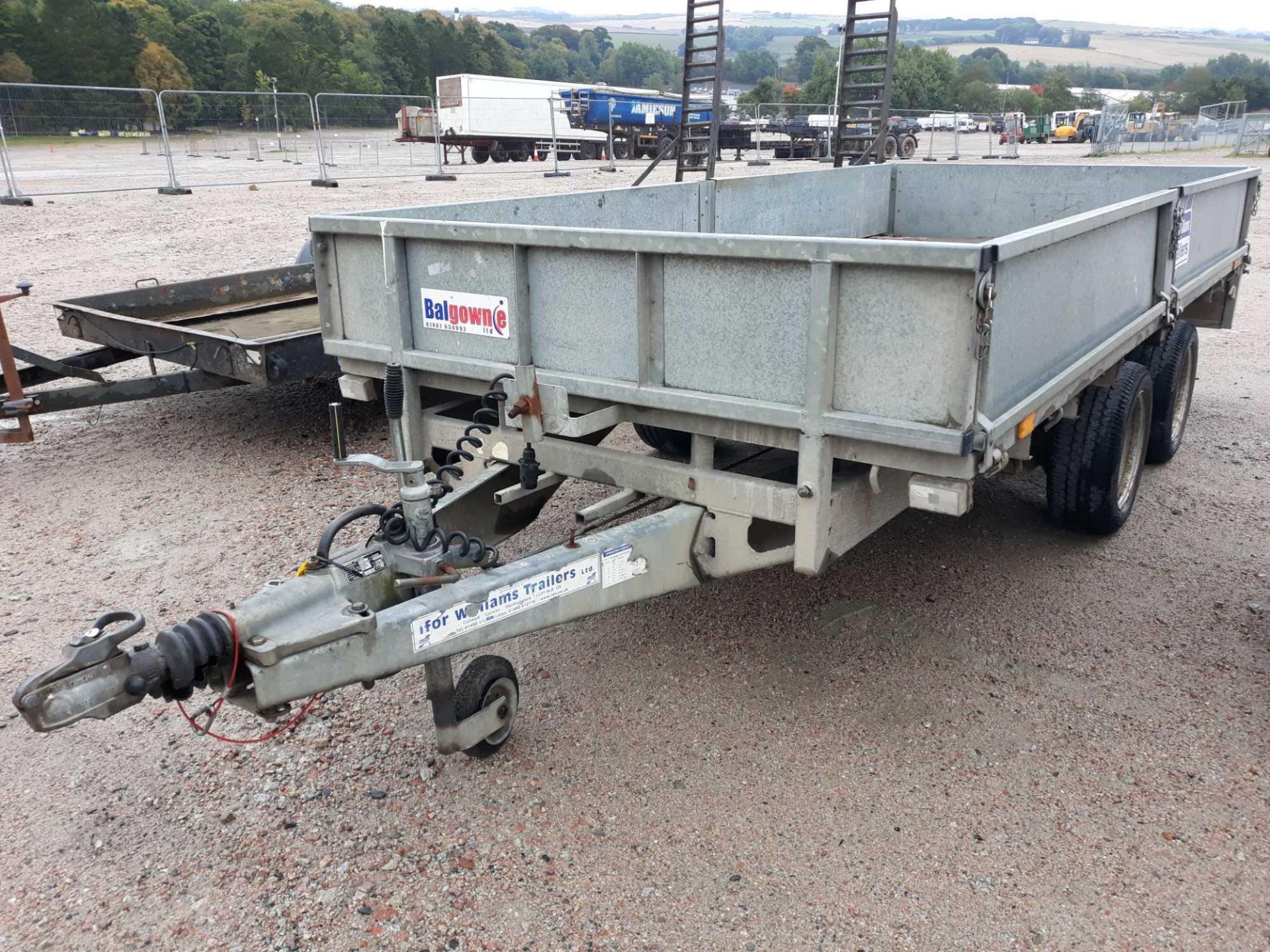 IFOR WILLIAMS LM125G FLAT TRAILER C/W SIDES