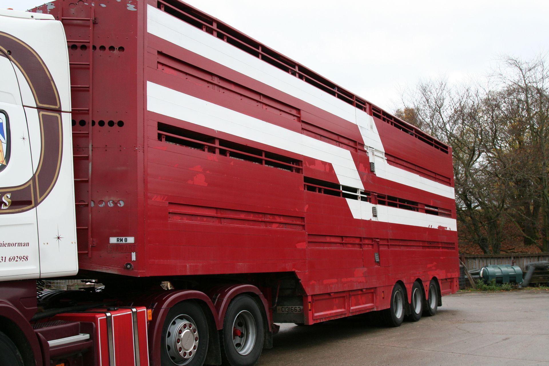 45 FT STEWART LIVESTOCK TRAILER - Image 7 of 37