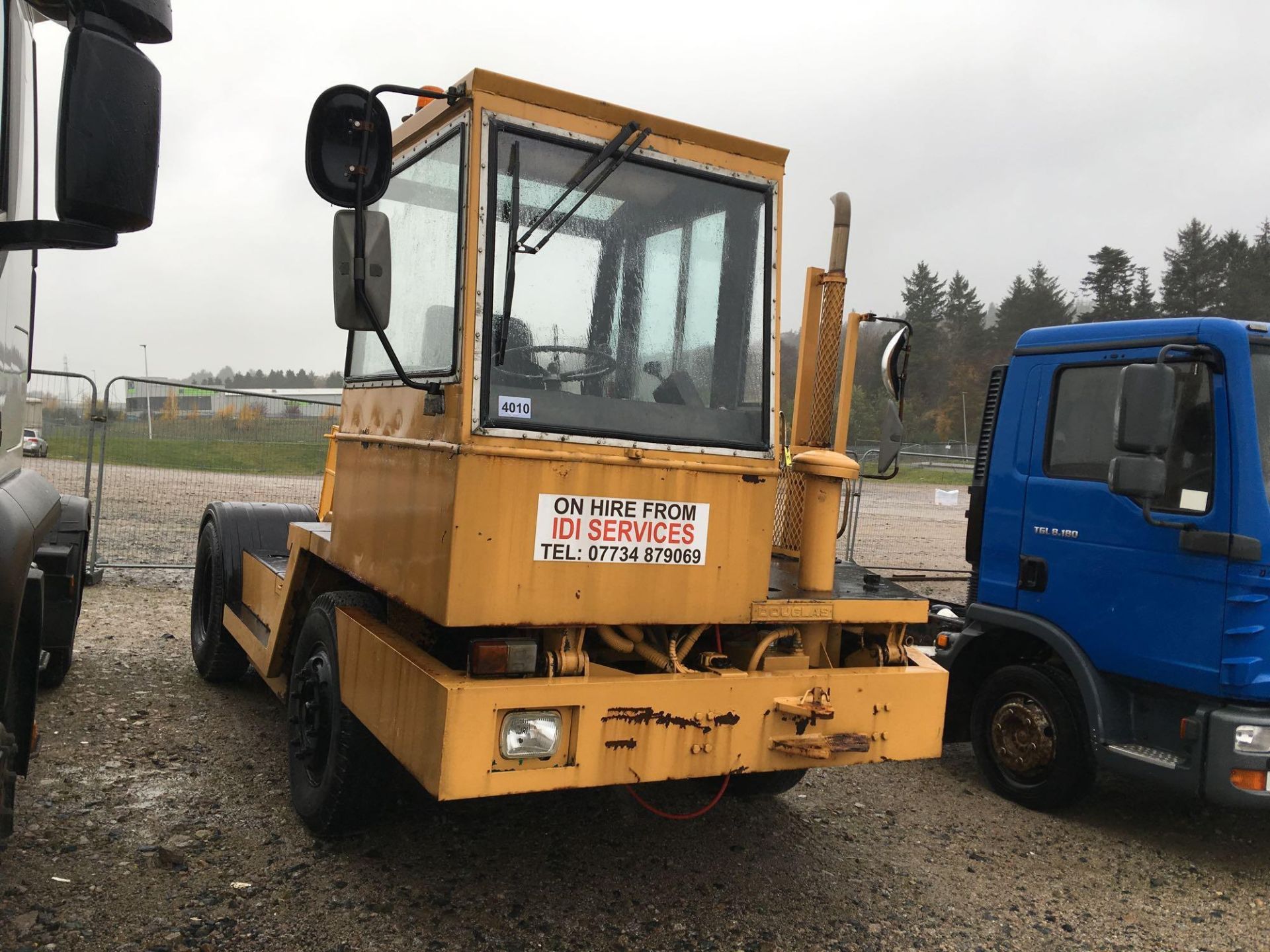 Douglas Tug Master, C/W Fitted swan neck for mafia trailer can be disconnected, + VAT