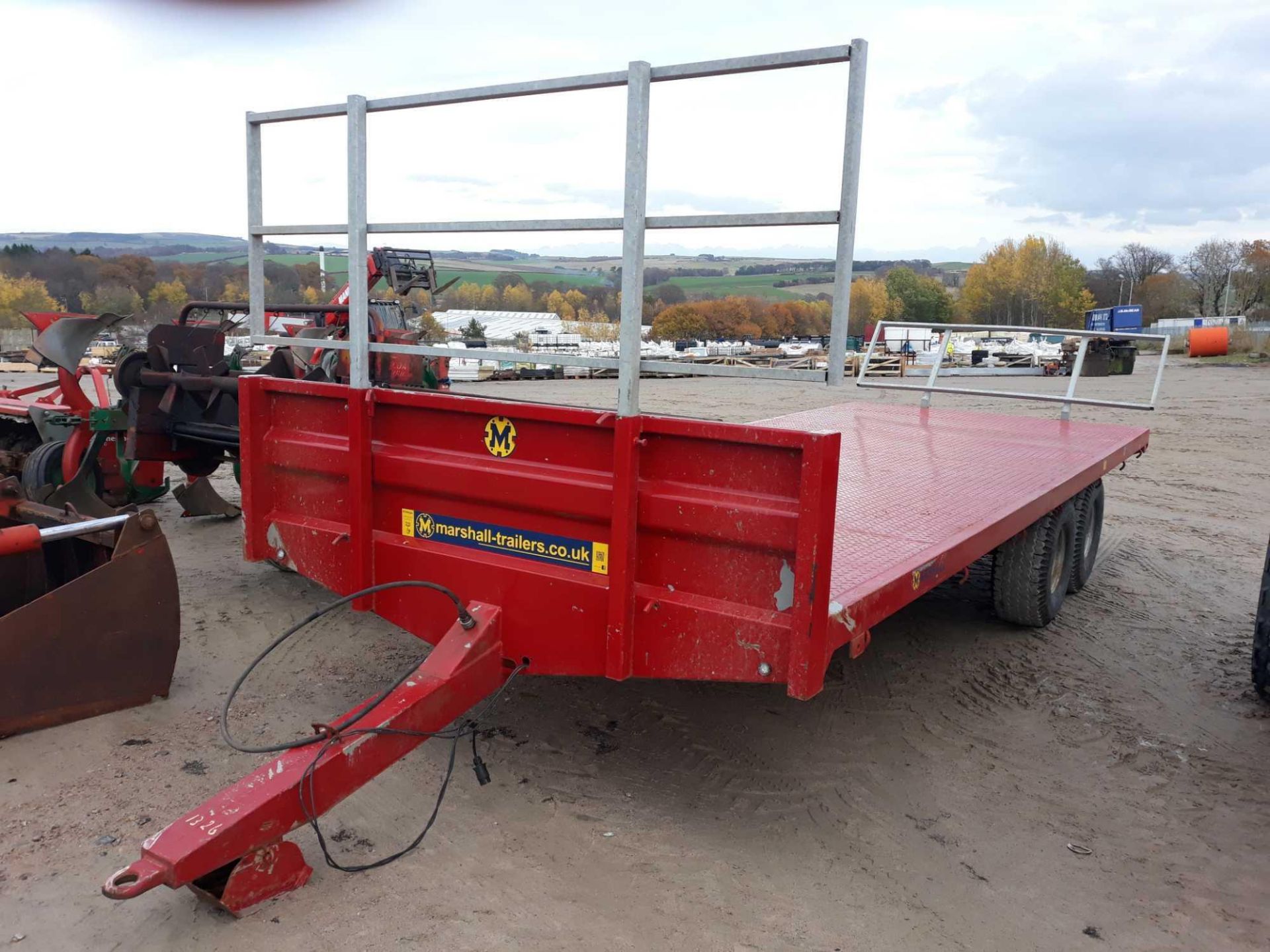 22 FT MARSHALL BALE TRAILER