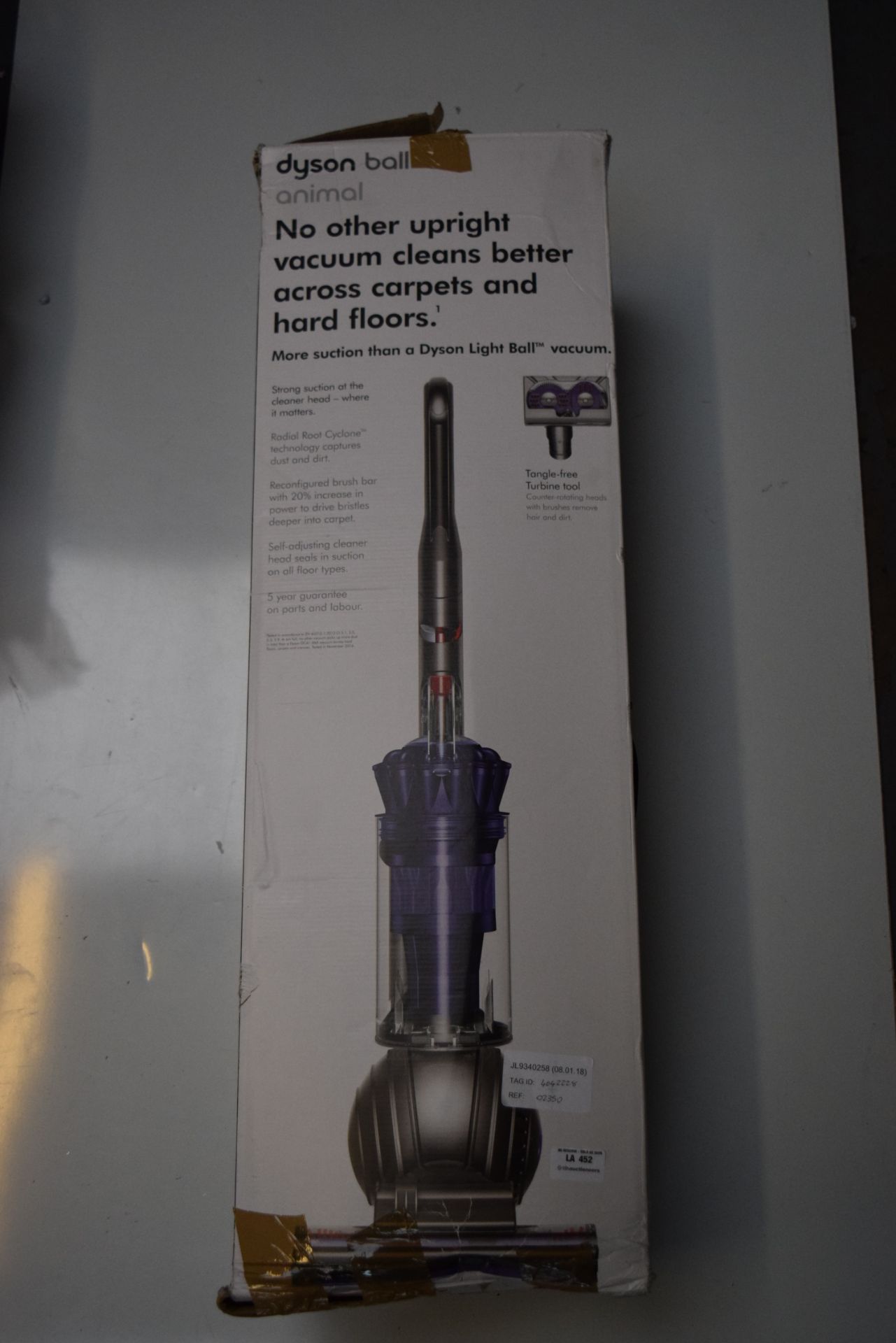 1 X BOXED DYSON BALL ANIMAL UPRIGHT VACUUM CLEANER RRP £235 08.01.18 4642228 T452