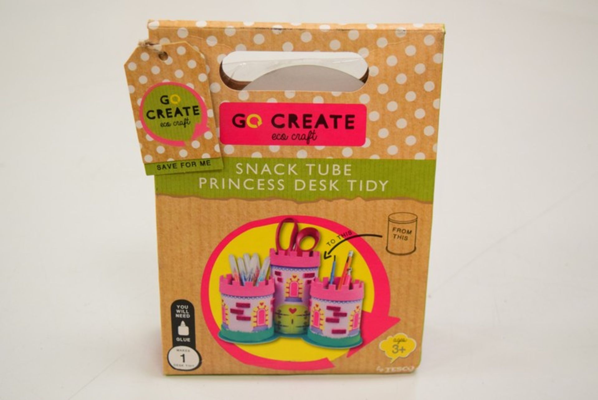 8 x BRAND NEW GO CREATE SNACK TUBE PRINCESS DESK TIDY RRP £2 P86 *PLEASE NOTE THAT THE BID PRICE