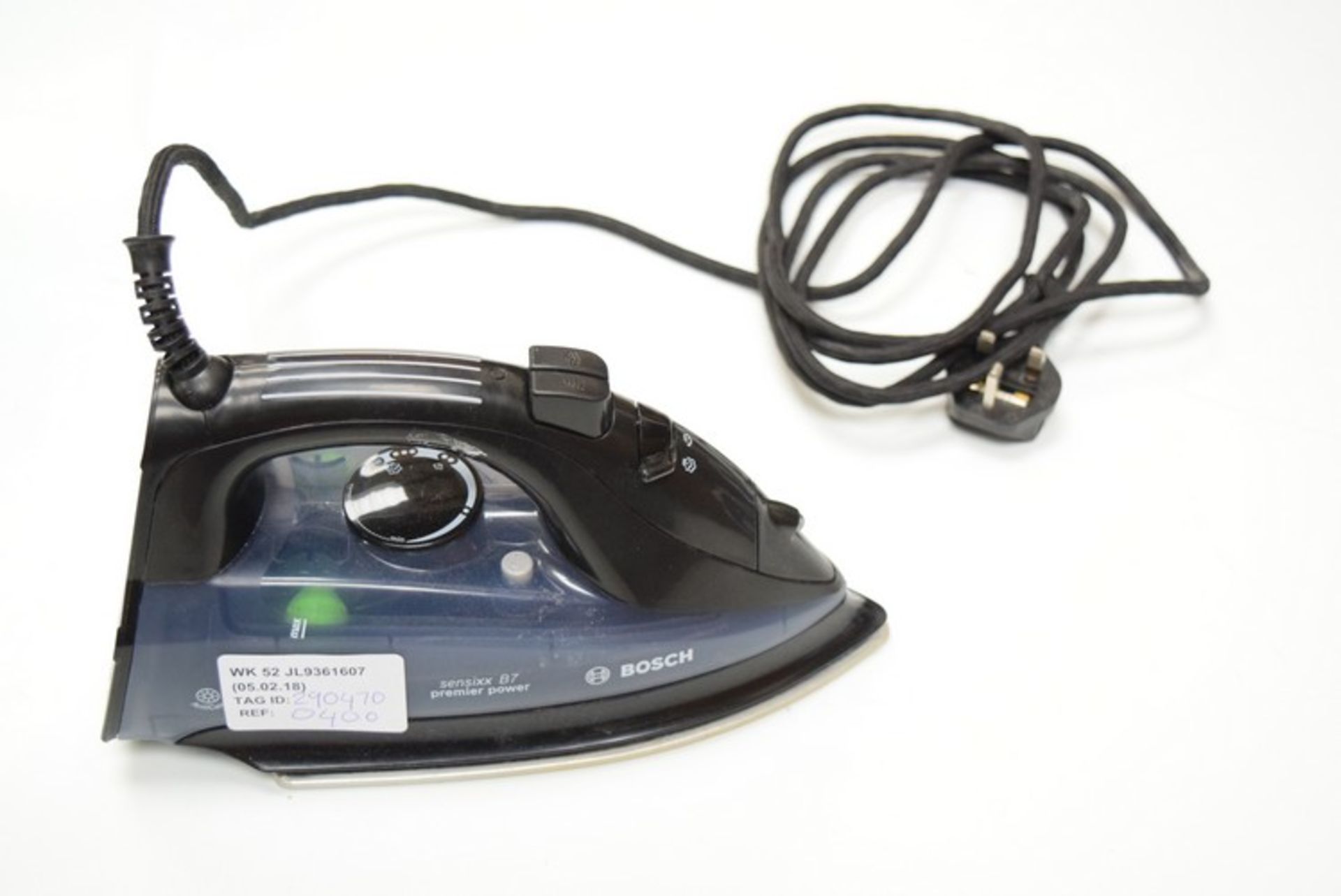 1 x BOSCH STEAM IRON RRP £40 05.02.18 *PLEASE NOTE THAT THE BID PRICE IS MULTIPLIED BY THE NUMBER OF