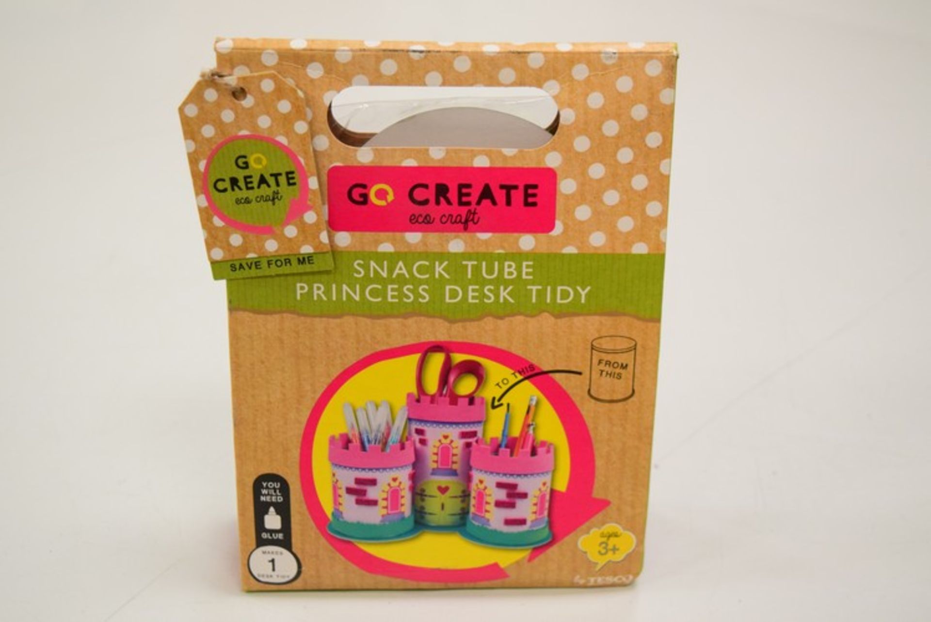 8 x BRAND NEW GO CREATE SNACK TUBE PRINCESS DESK TIDY RRP £2 P86 *PLEASE NOTE THAT THE BID PRICE