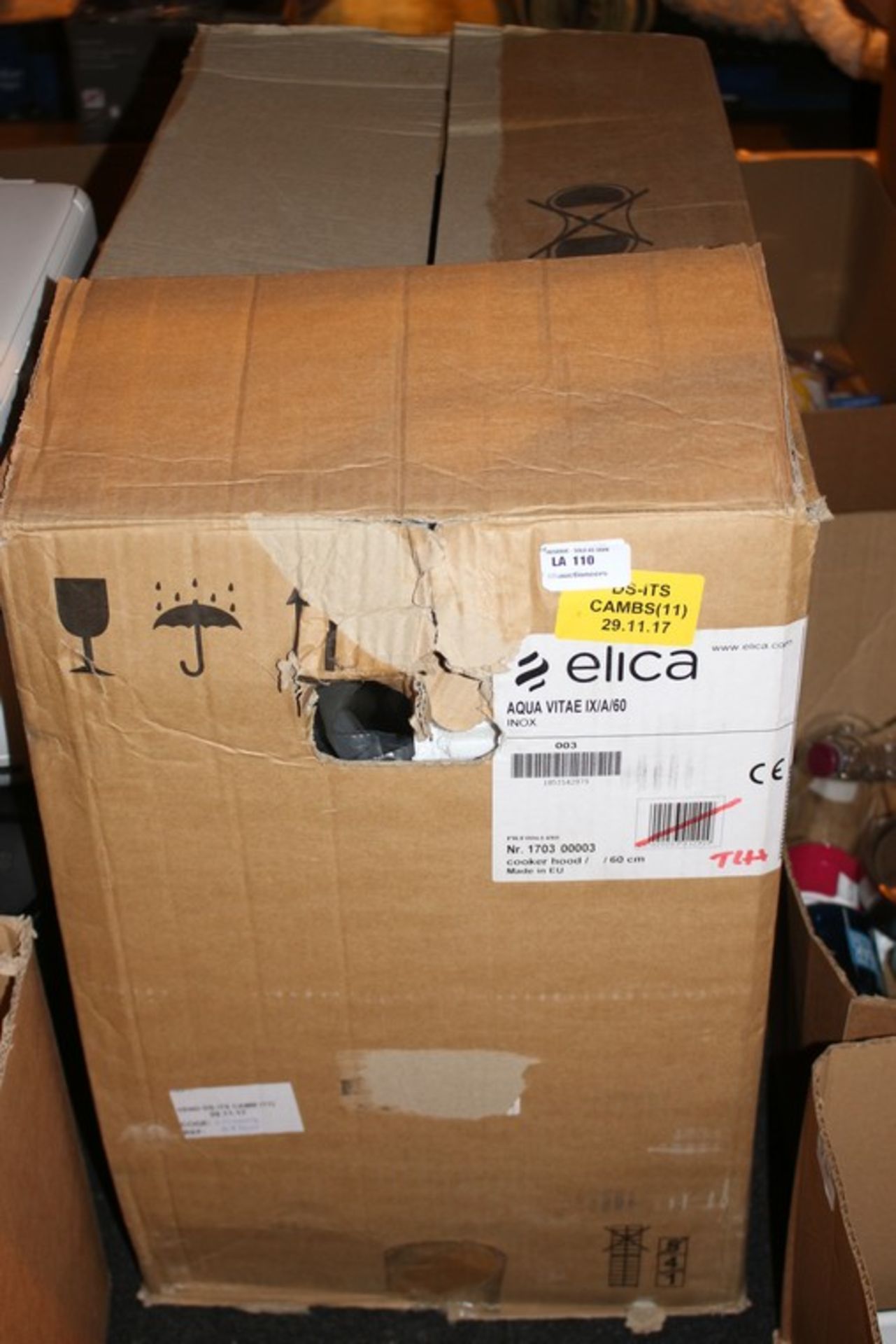 ELICA AQUA VITAE IX-A-60 COOKER HOOD RRP £850 (29.11.17) (2556009) 110