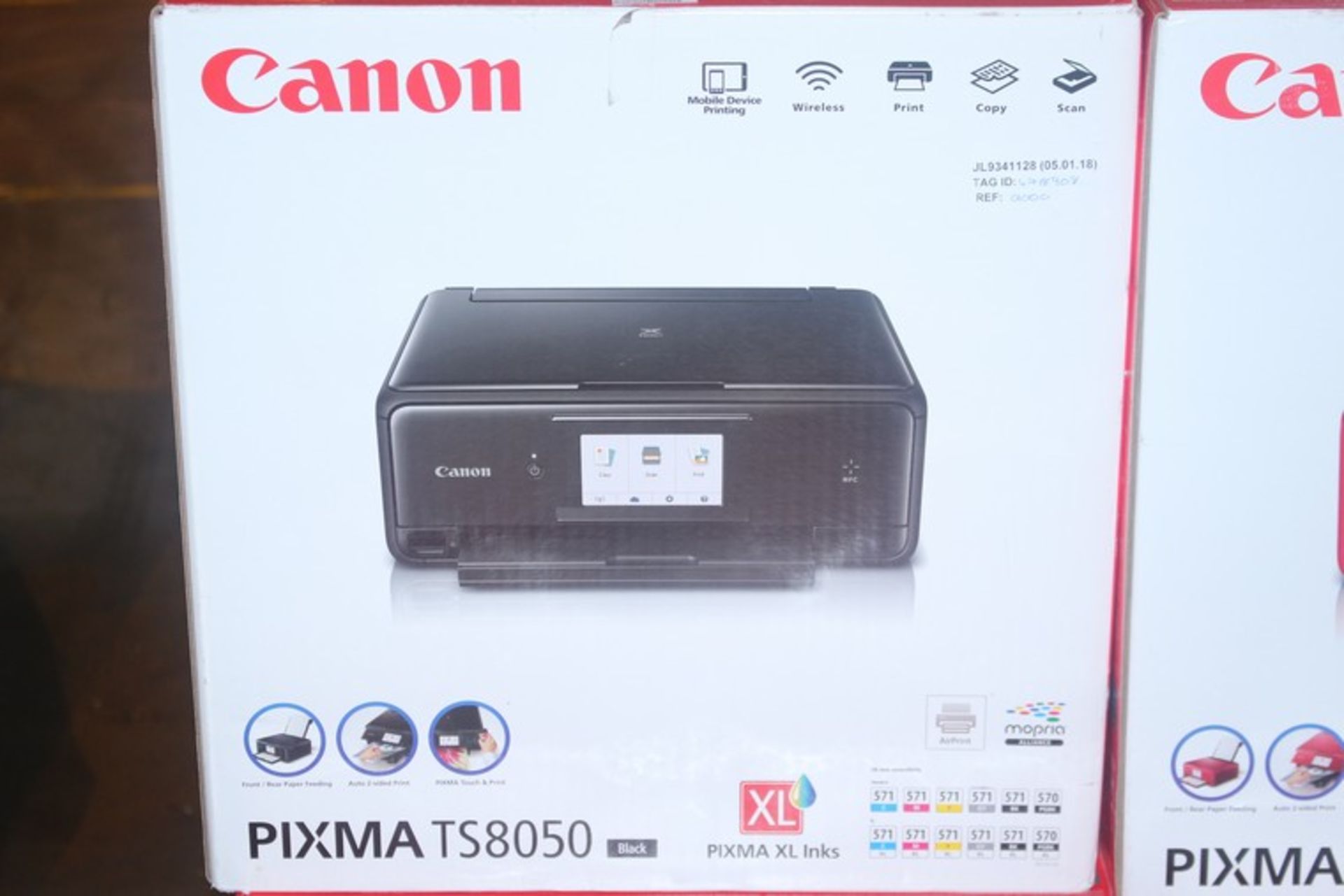 1 x CANON PIXMA TS8050 WIRELESS PRINTER SCANNER COPIER RRP £100 (05.01.18) (4718946) *PLEASE NOTE