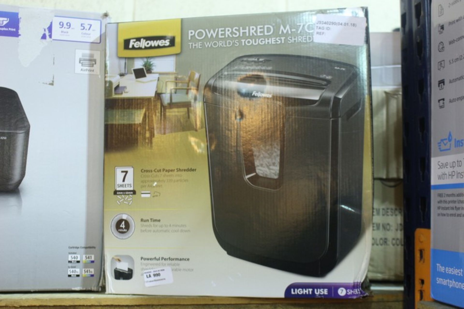 1 x FELLOWS PAPER SHREDDER (04.01.18) *PLEASE NOTE THAT THE BID PRICE IS MULTIPLIED BY THE NUMBER OF