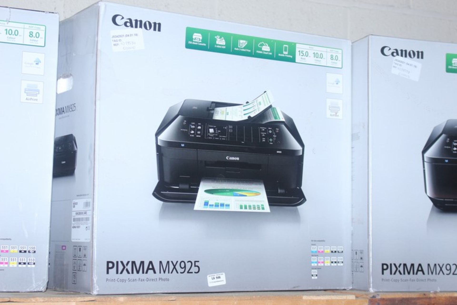 1 x CANON PIXMA MX925 WIRELESS PRINTER SCANNER COPIER RRP £100 (04.01.18) (4779548) *PLEASE NOTE