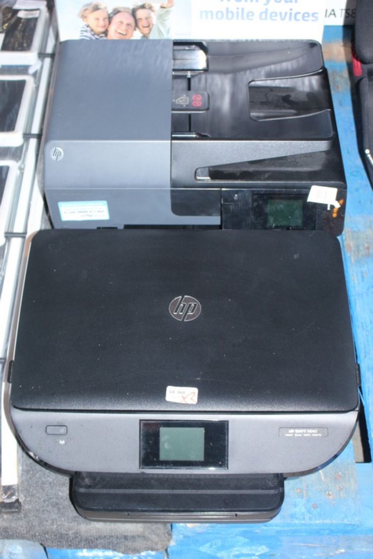 2 x ASSORTED PRINTERS BY HP ENVY AND HP OFFICE JET (05.01.18) *PLEASE NOTE THAT THE BID PRICE IS