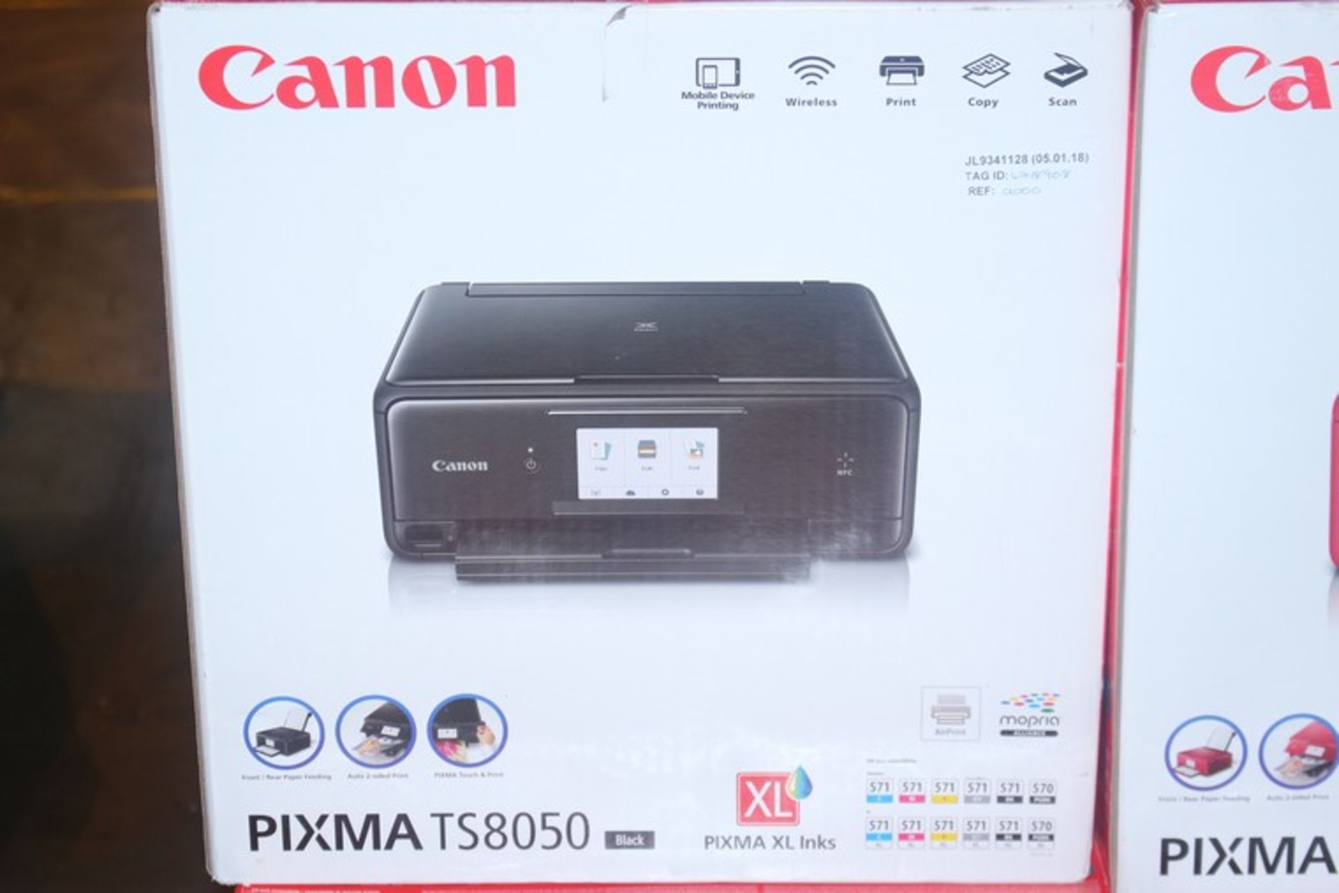 1 x CANON PIXMA TS8050 WIRELESS PRINTER SCANNER COPIER RRP £100 (05.01.18) (4718946) *PLEASE NOTE