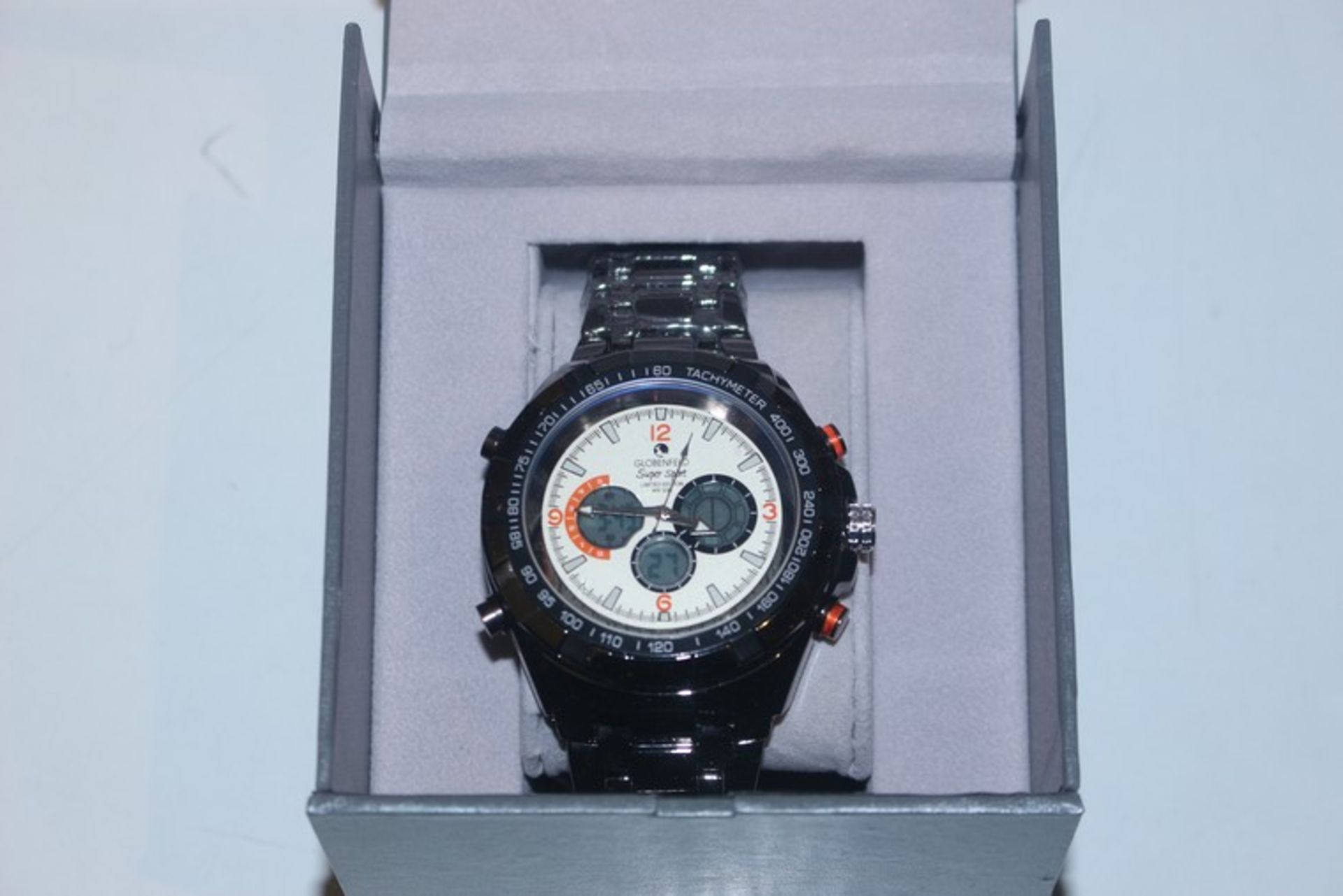 1 x MENS GLOBENFILED DESIGNER WRIST WATCH RRP £375 *PLEASE NOTE THAT THE BID PRICE IS MULTIPLIED