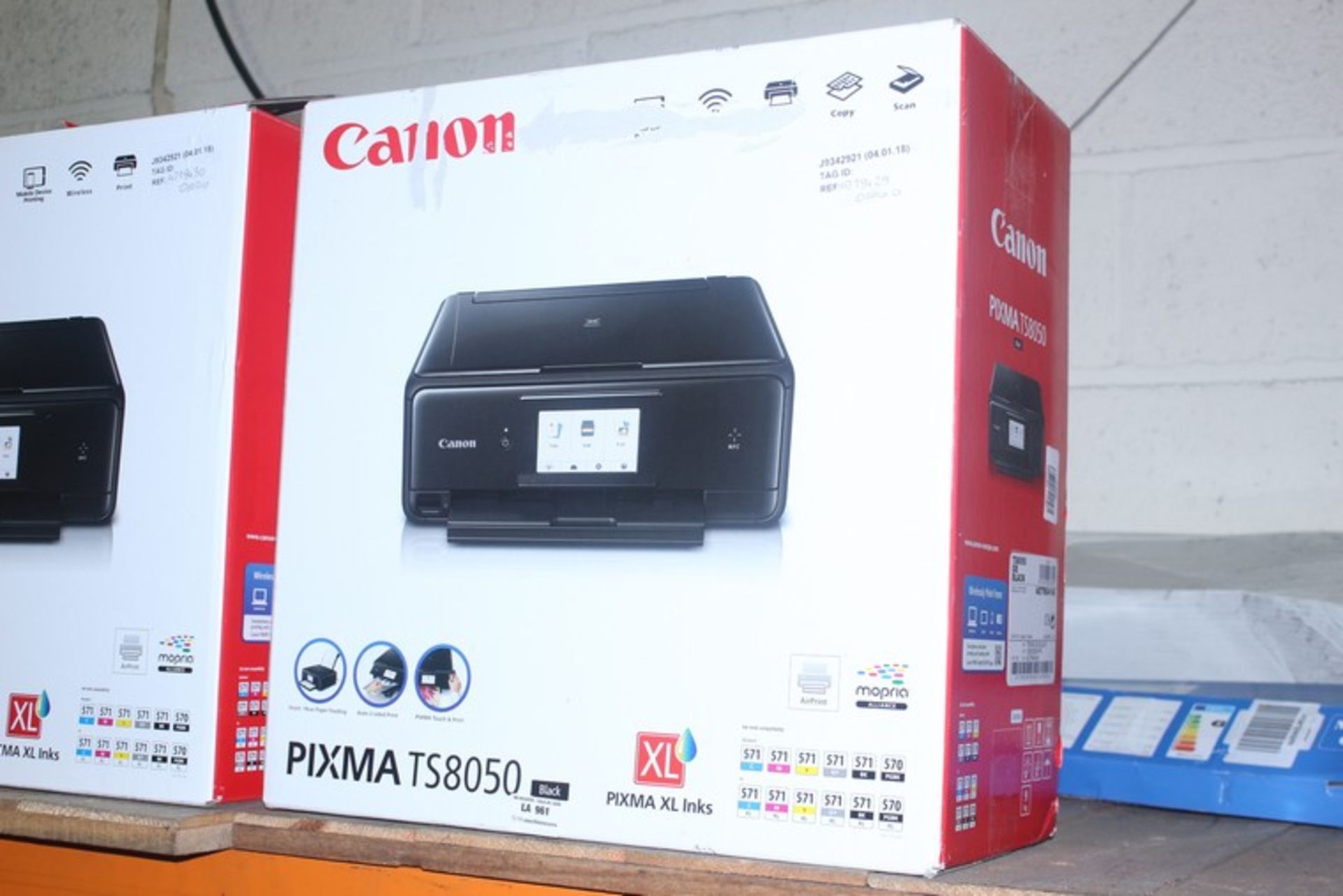 1 x CANON PIXMA TS8050 WIRELESS PRINTER SCANNER COPIER IN BLACK RRP £100 (04.01.18) (4719430) *