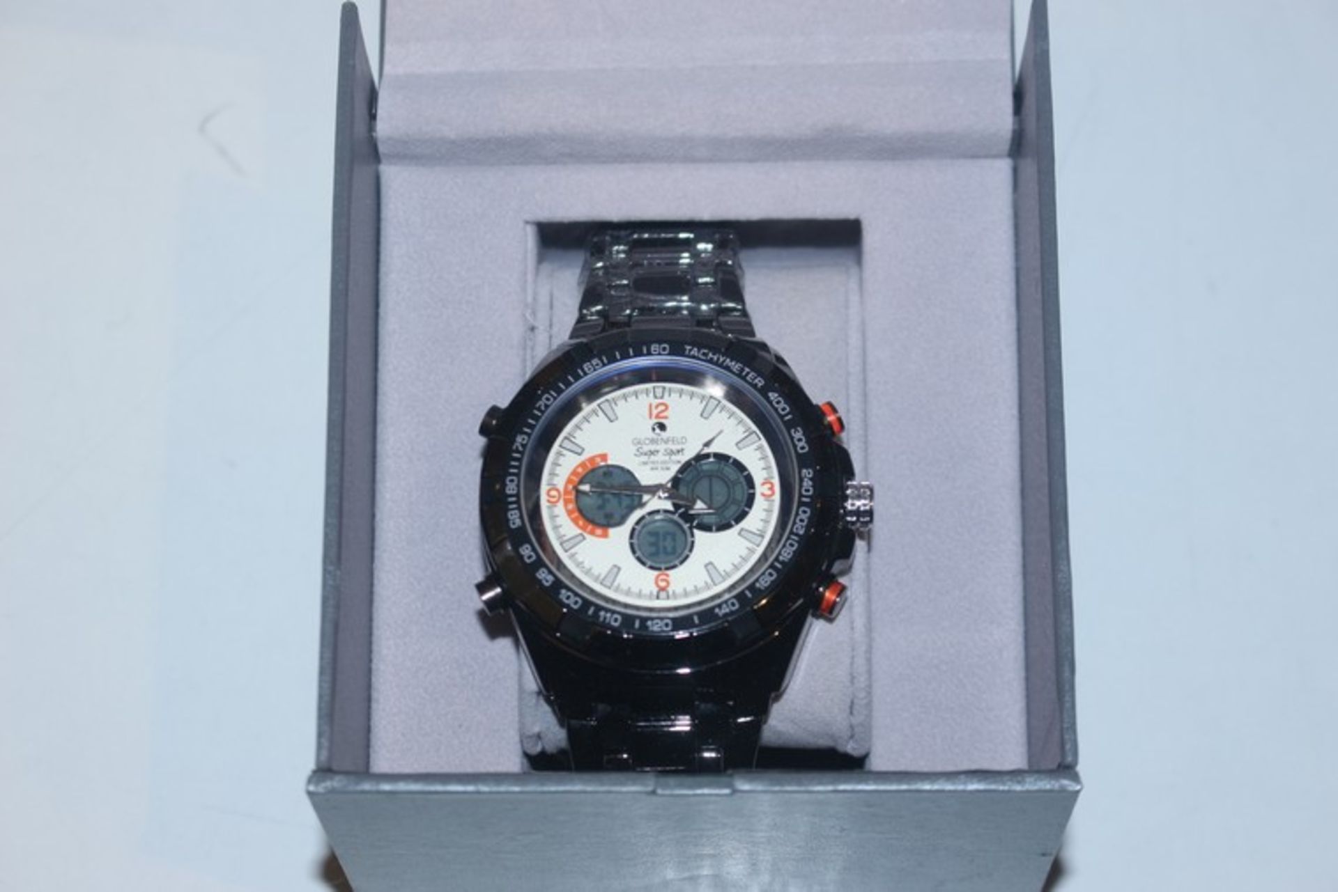 1 x MENS GLOBENFILED DESIGNER WRIST WATCH RRP £375 *PLEASE NOTE THAT THE BID PRICE IS MULTIPLIED