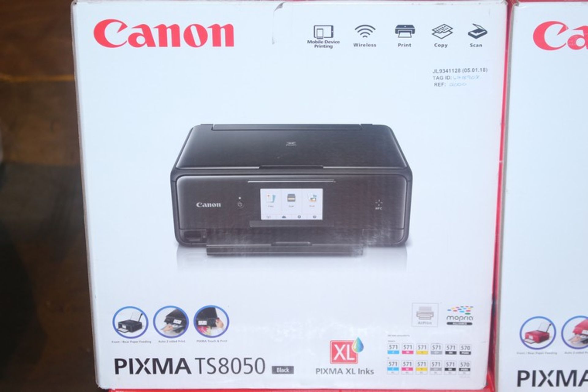 1 x CANON PIXMA TS8050 WIRELESS PRINTER SCANNER COPIER RRP £100 (05.01.18) (4718946) *PLEASE NOTE