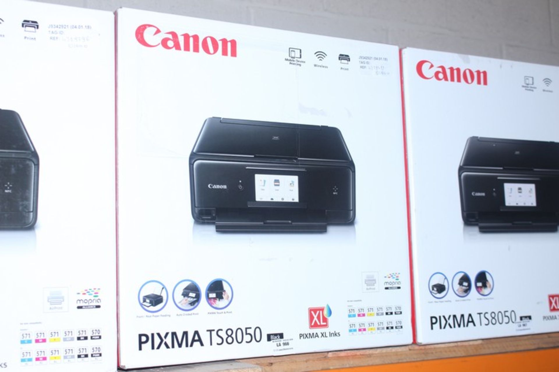1 x CANON PIXMA TS8050 WIRELESS PRINTER SCANNER COPIER IN BLACK RRP £100 (04.01.18) (4719430) *