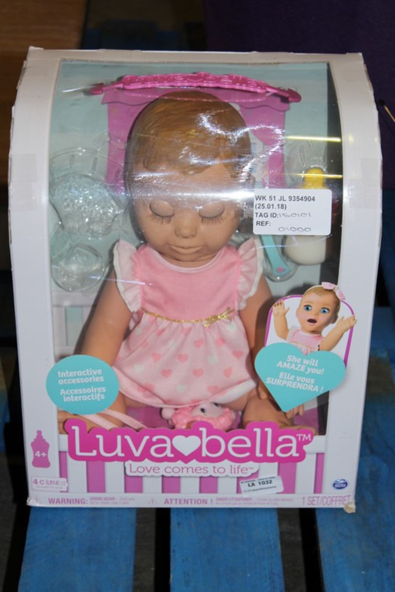 1 x LOVABELLA BABY DOLL RRP £100 (175342) *PLEASE NOTE THAT THE BID PRICE IS MULTIPLIED BY THE