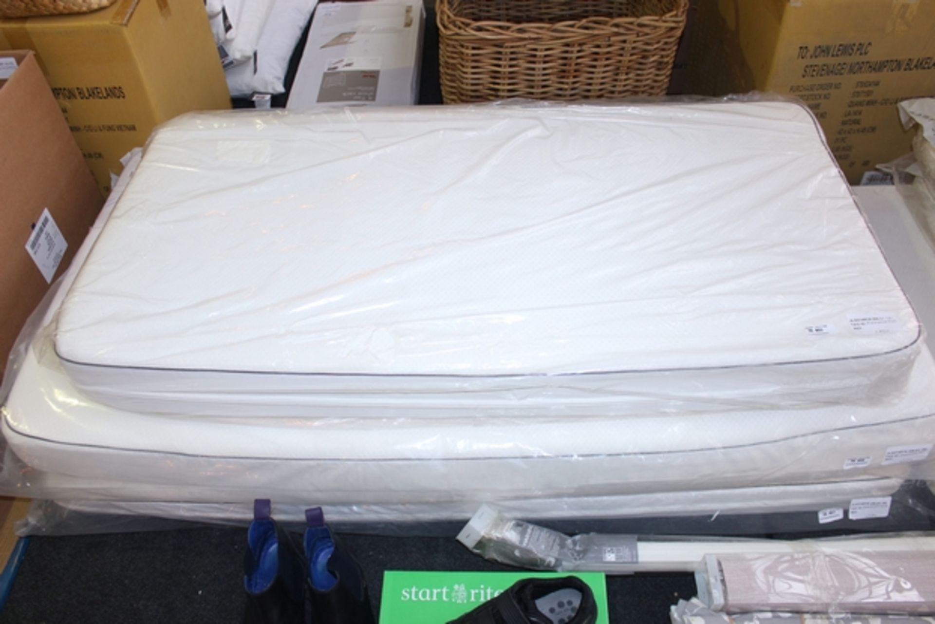 1X POCKET SPRING MATTRESS COT BED 140 X 70 CM RRP £140 (JL-9314914) (08/01/18) (RAAG000341)