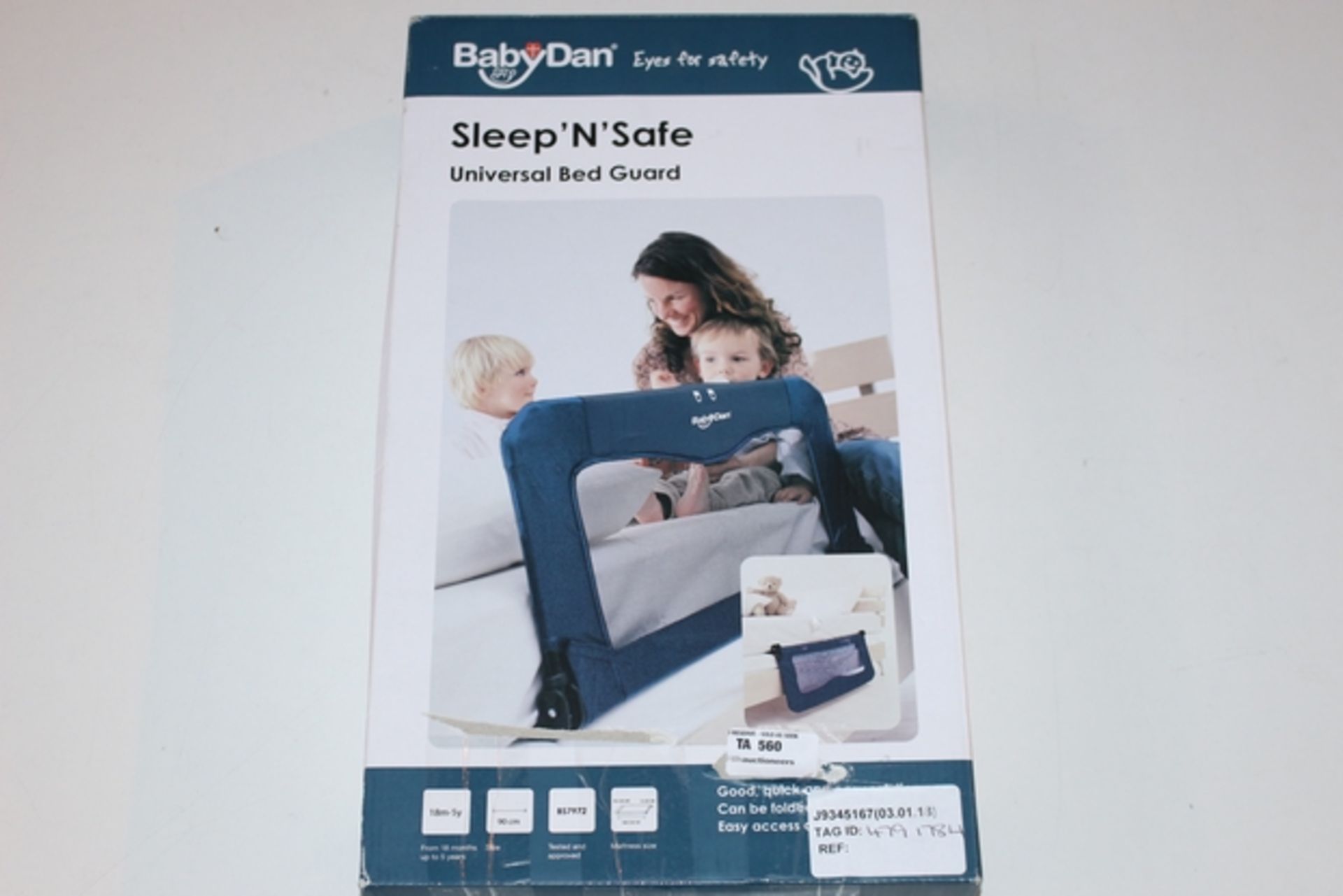 1X BABY DAN SLEEP N SAFE UNIVERSAL BED GUARD RRP £30 (JL-9345167) (03/01/18) (4791784)