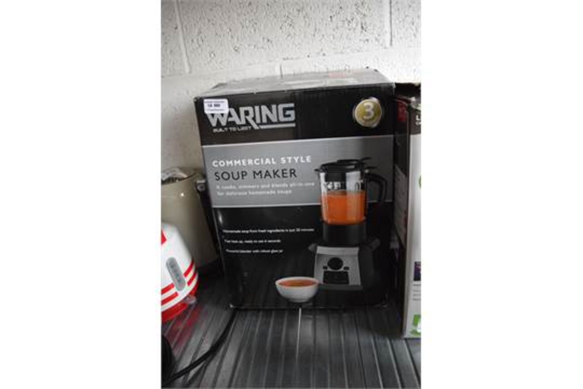 1 X BOXED WARING COMMERCIAL STYLE SOUP MAKER RRP £70 06.03.18 T960