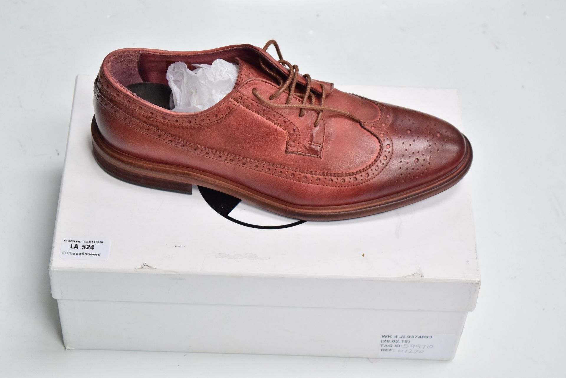 1 X BOXED PAUL SMITH MENS SHOES SIZE 9 RRP £130 28.02.18 599710 W524