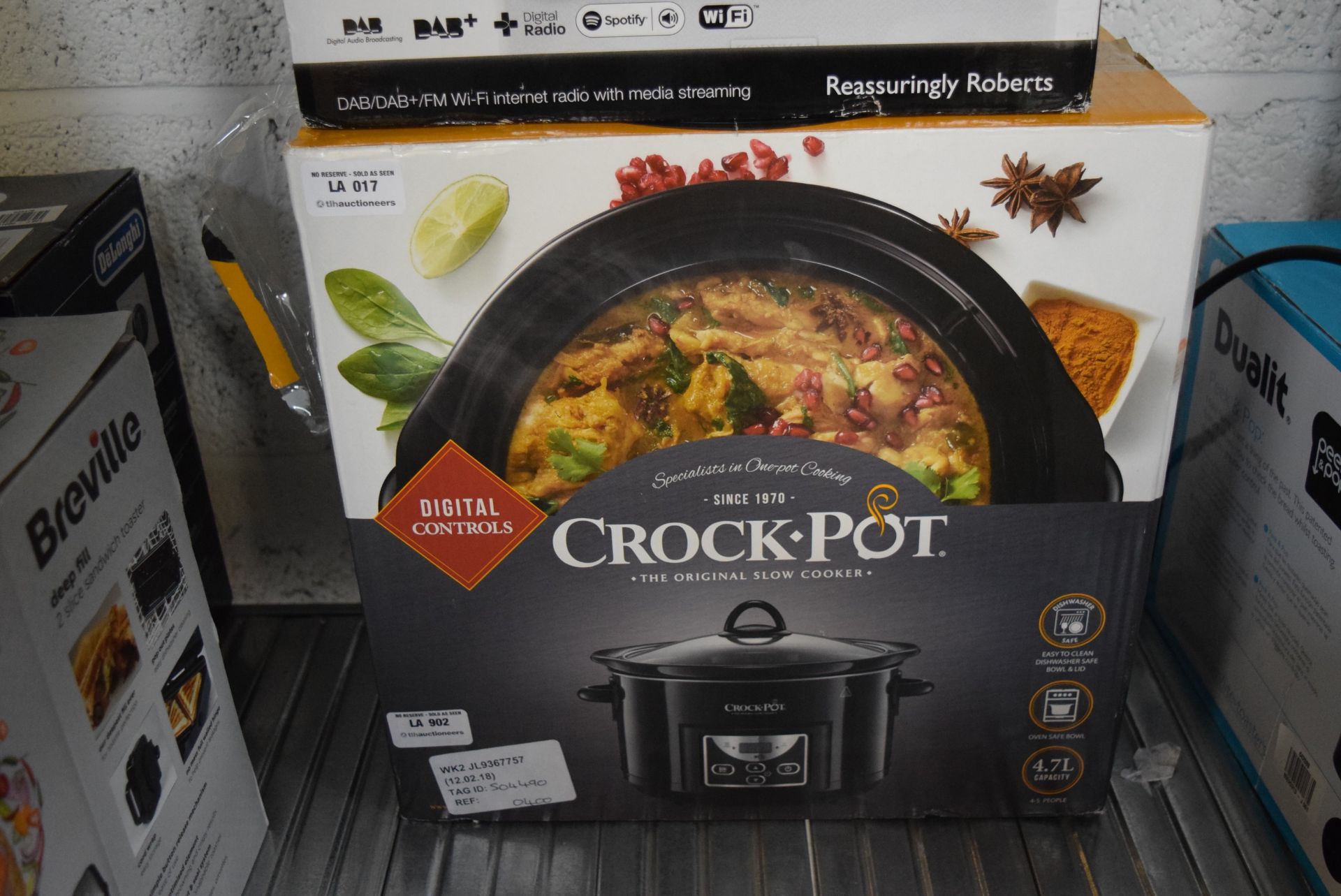 1 x BOXED CROCK POT THE ORIGINAL SLOW COOKER RRP £40 12.02.18 504490 *PLEASE NOTE THAT THE BID PRICE