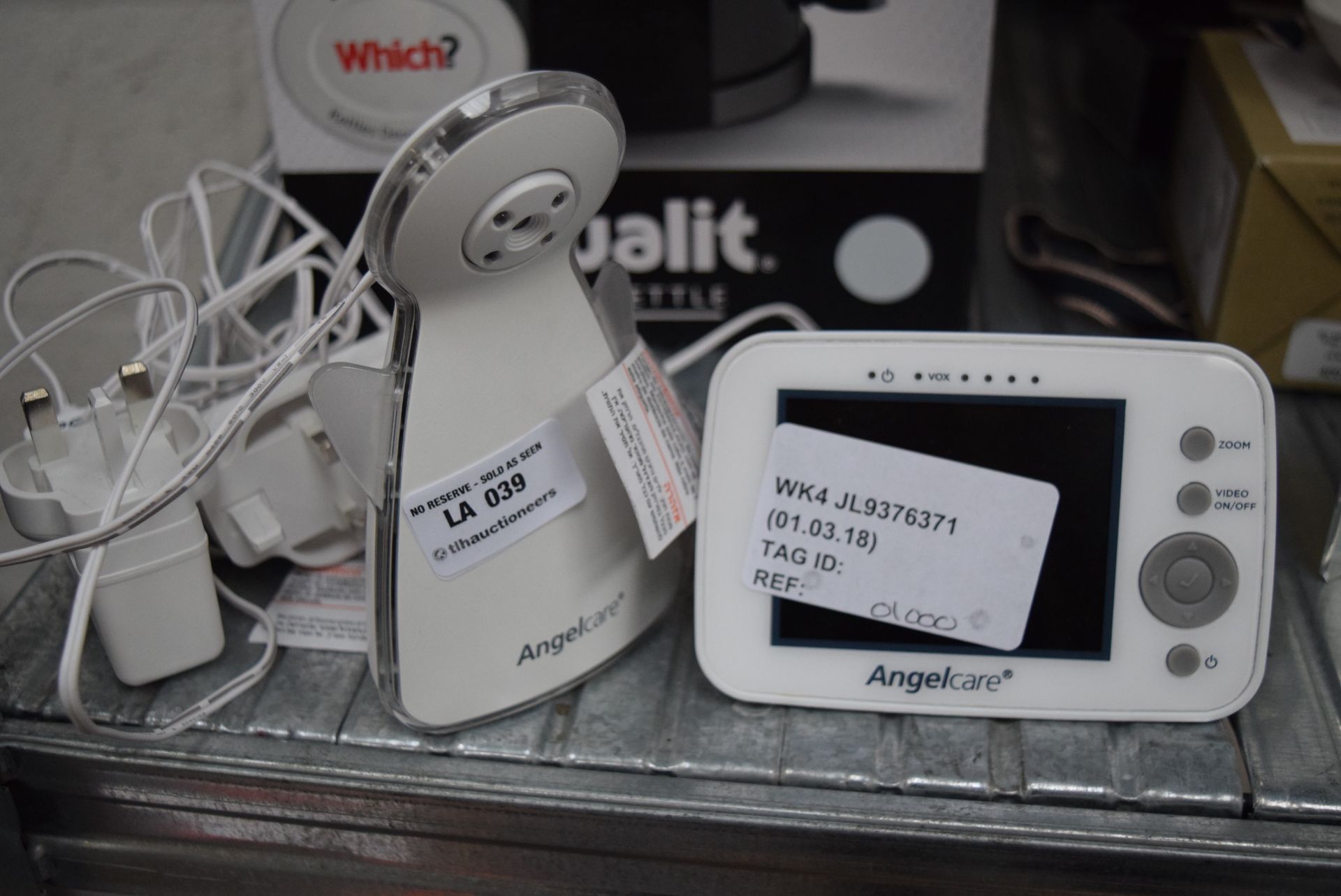 1 x ANGEL CARE VIDEO BABY MONITOR RRP £100 01.03.18 *PLEASE NOTE THAT THE BID PRICE IS MULTIPLIED BY