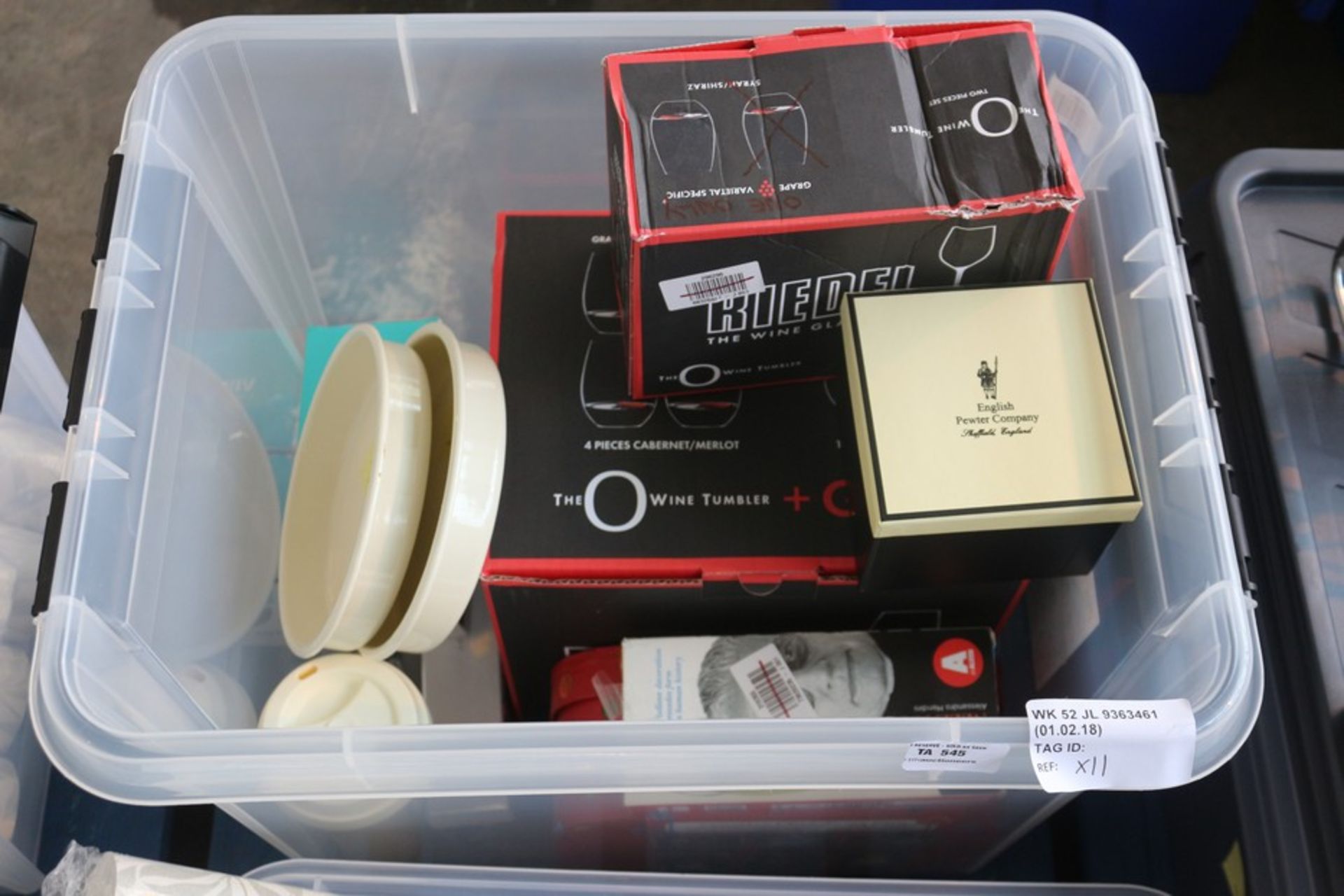 1X LOT TO CONTAIN 11 ITEMS TO INCLUDE WINE TUMBLERS, PLASTIC STORAGE ITEMS AND MUCH MORE (01/02/18) - Image 2 of 2