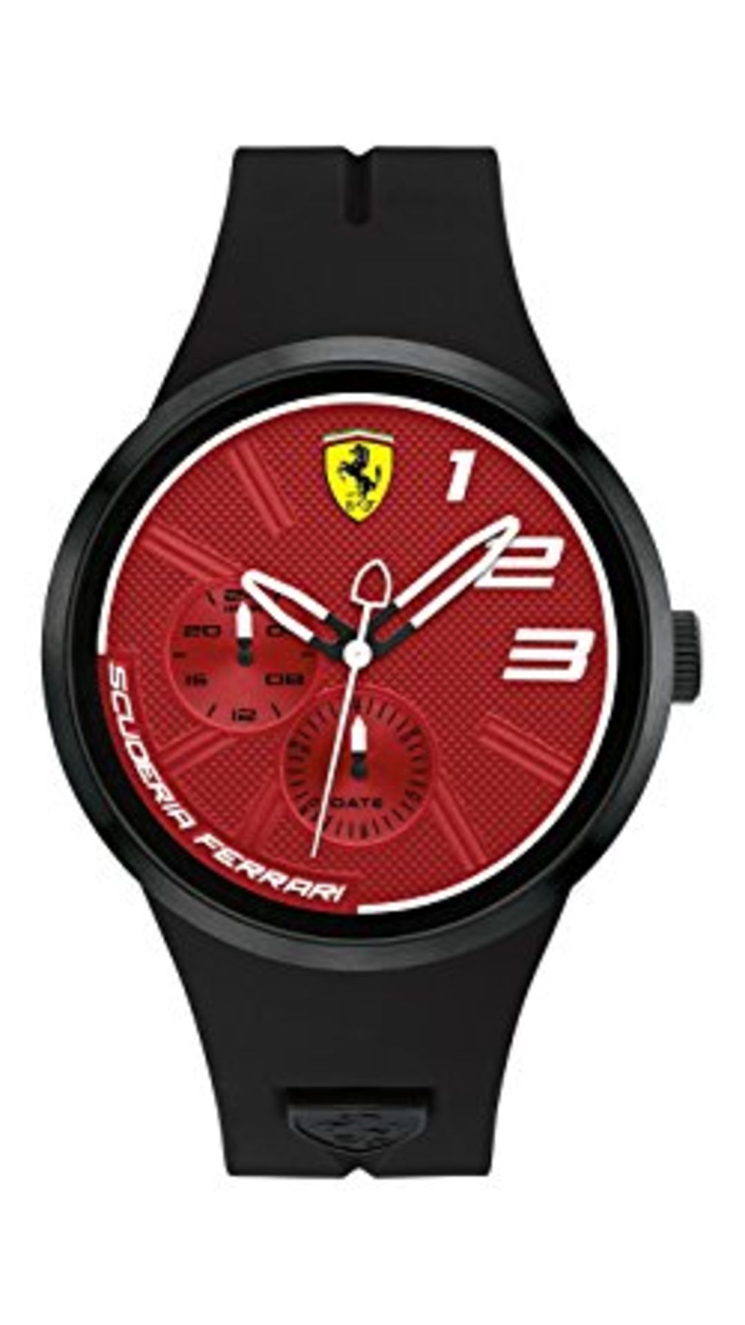 BOXED BRAND NEW SCUDERIA FERRARI WRIST WATCH WITH 2 YEARS INTERNATIONAL WARRANTY (0830423)