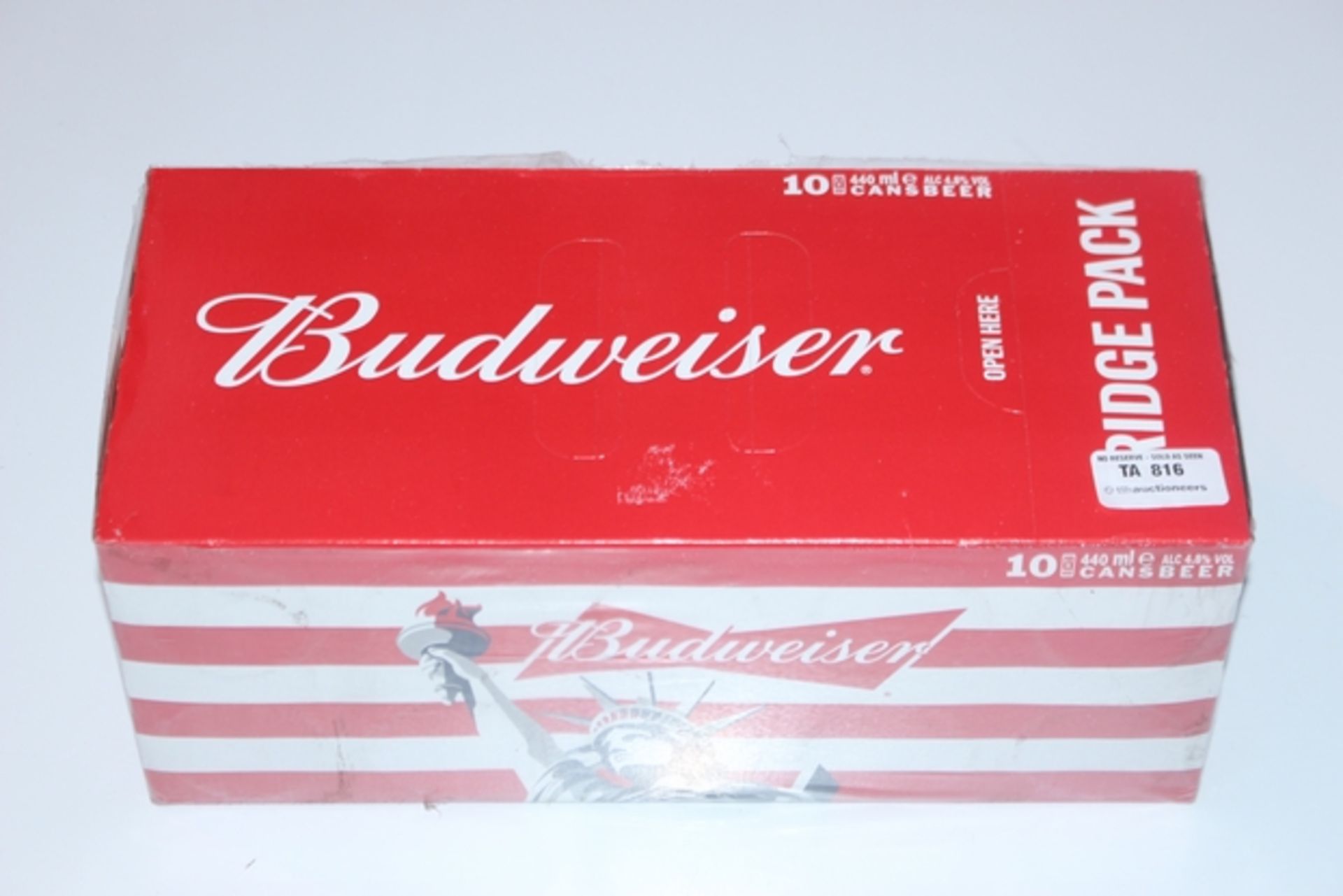 1X LOT TO CONTAIN 10 CANS OF BUDWEISER